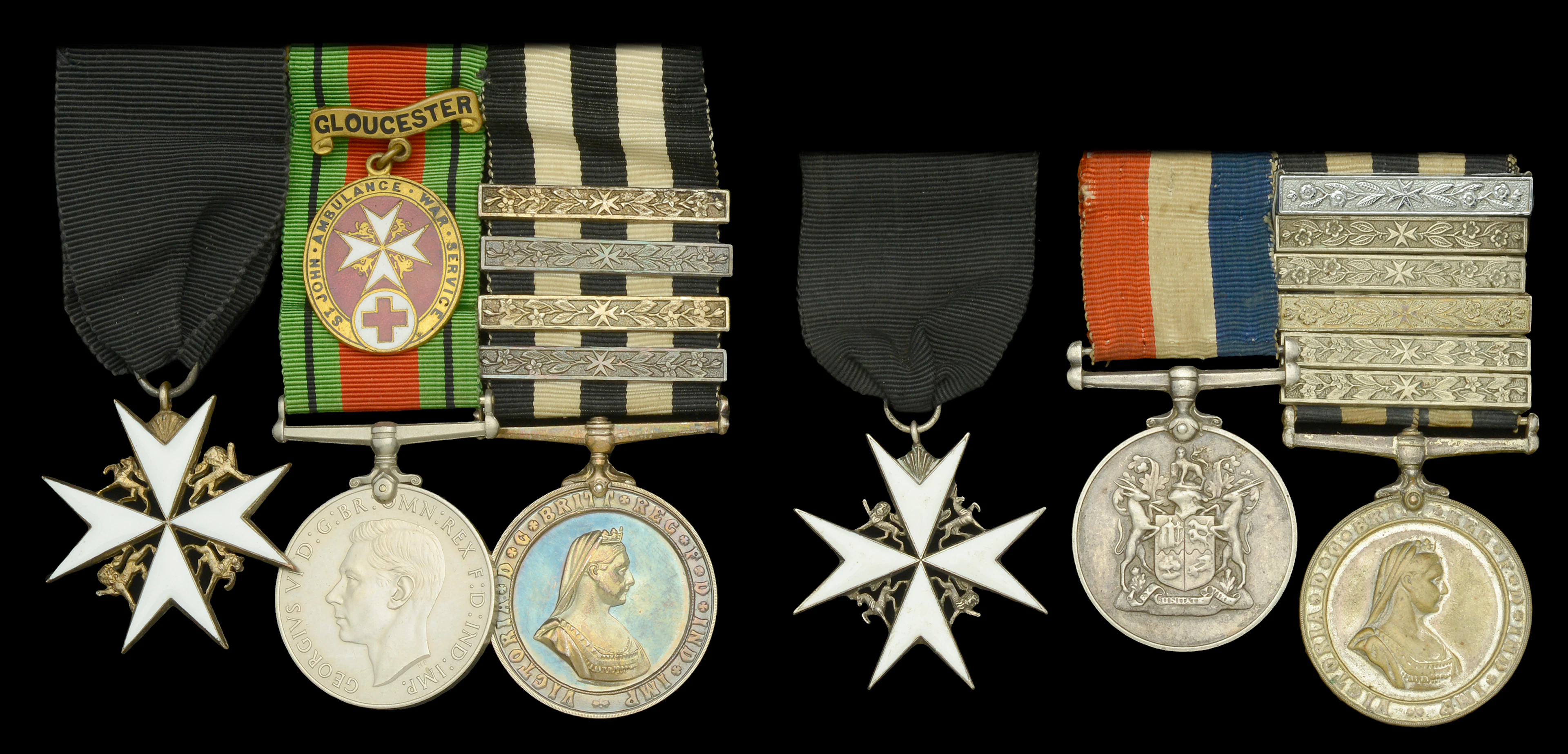 An Order of St. John group of three awarded to T. J. Long, Area Cadet