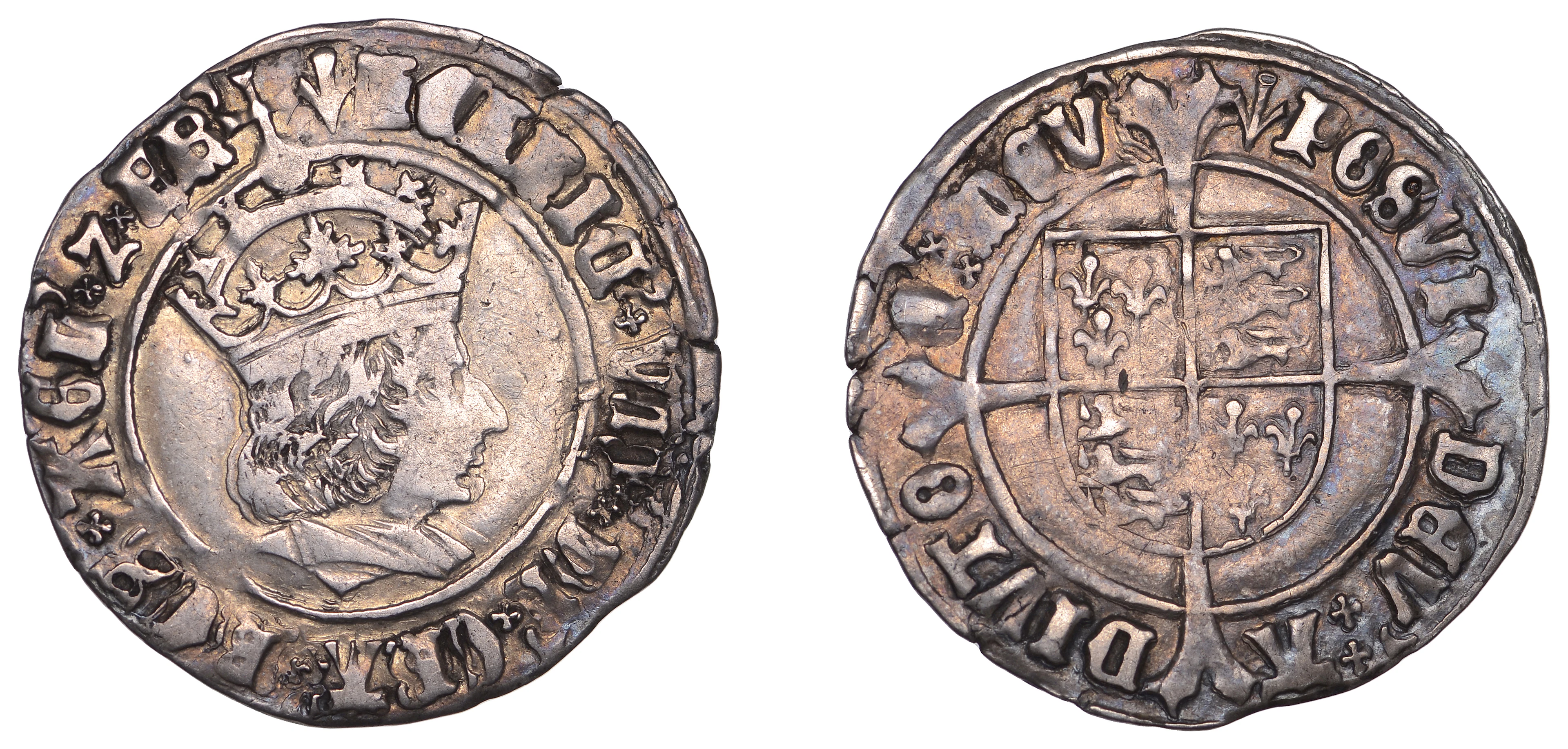 Henry VII (1485-1509), Profile issue, Groat, regular type, mm. pheon