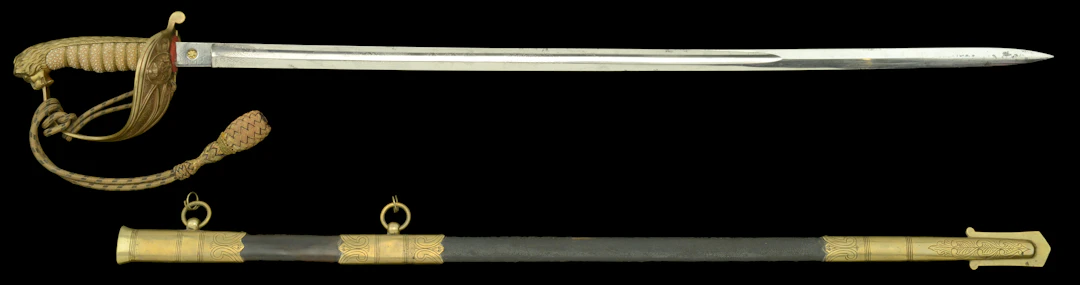Royal Naval Reserve Officer’s Sword. A good Edwardian example with