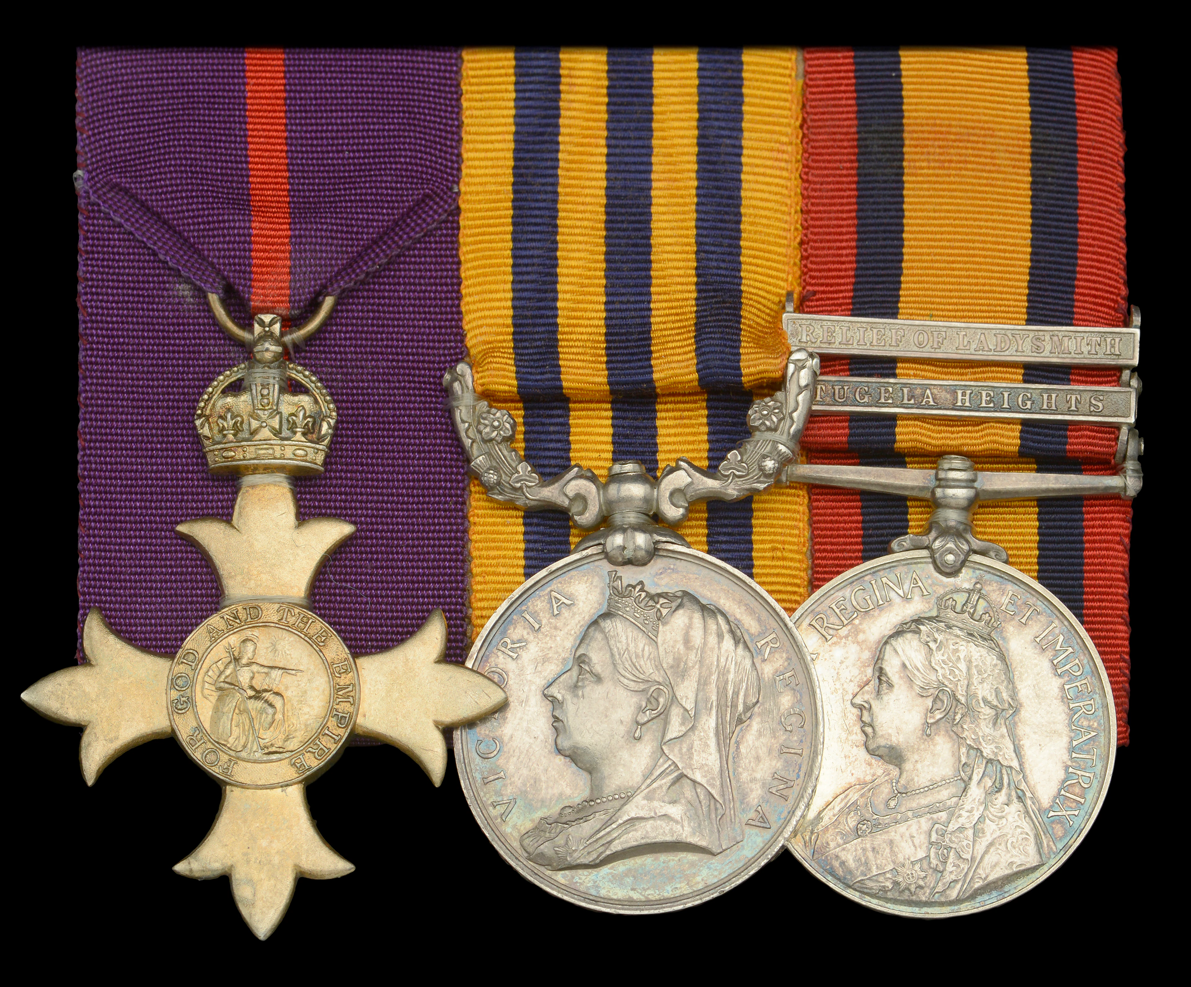 A fine Great War O.B.E. group of three awarded to Lieutenant-Colonel