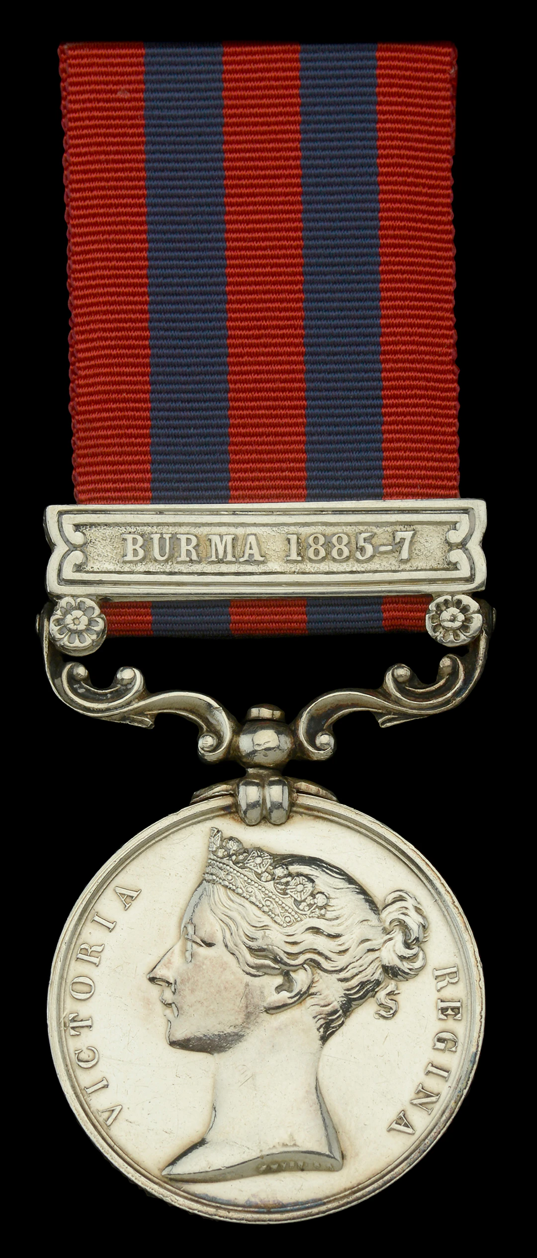 India General Service 1854-95, 1 clasp, Burma 1885-7 (Captain A. W.