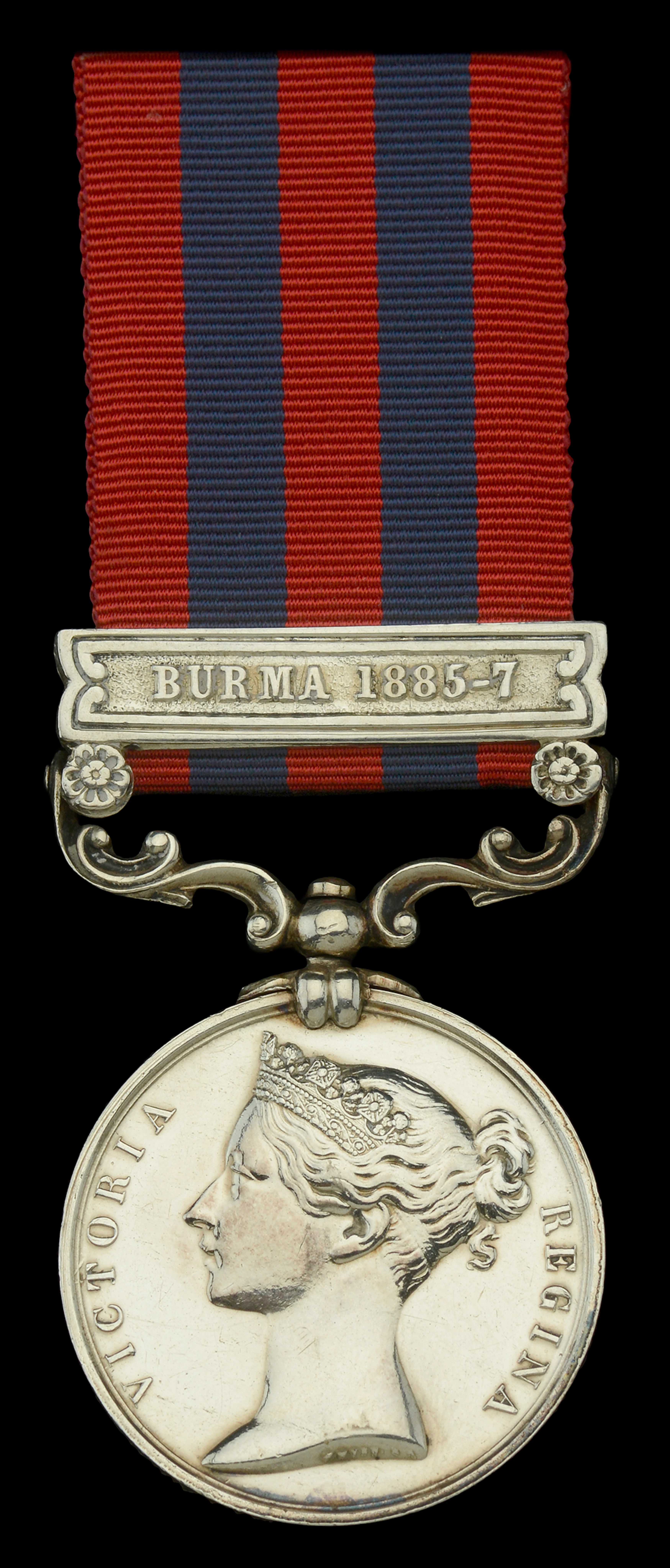 India General Service 1854-95, 1 clasp, Burma 1885-7 (Captain A. W.