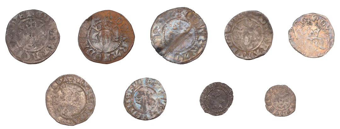 Miscellaneous British hammered silver coins (9), various denominations