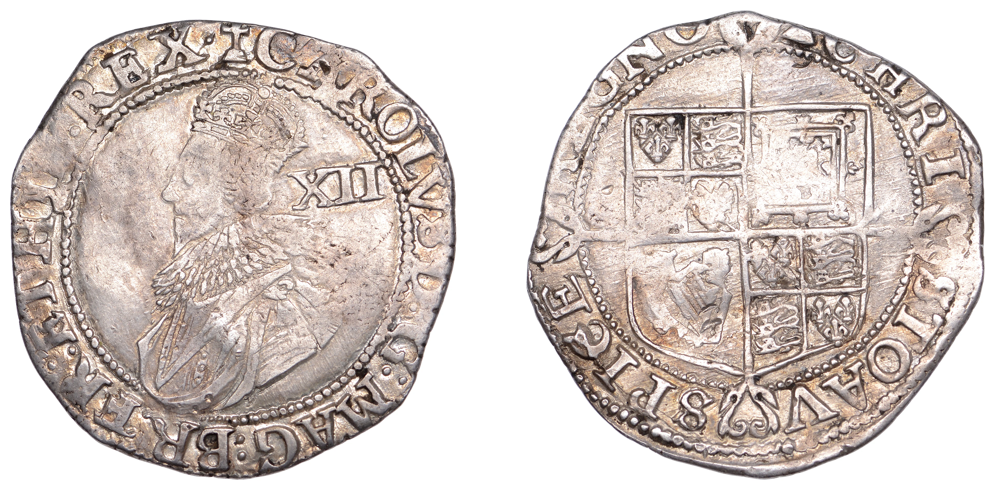 Charles I (1625-1649), Tower mint, Shilling, Gp B [type 1a], second