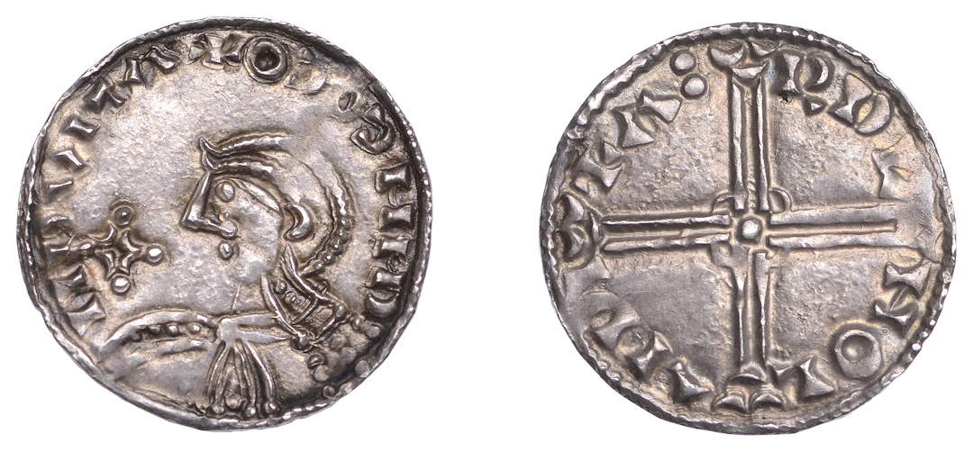 Denmark, Magnus the Good (1042-7), Penny, Lund, moneyer Ardln, 0.99g/12h