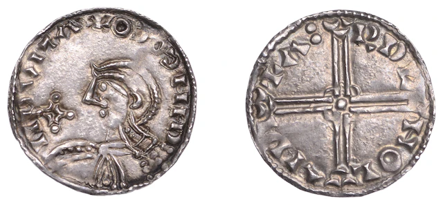 Denmark, Magnus the Good (1042-7), Penny, Lund, moneyer Ardln, 0.99g/12h