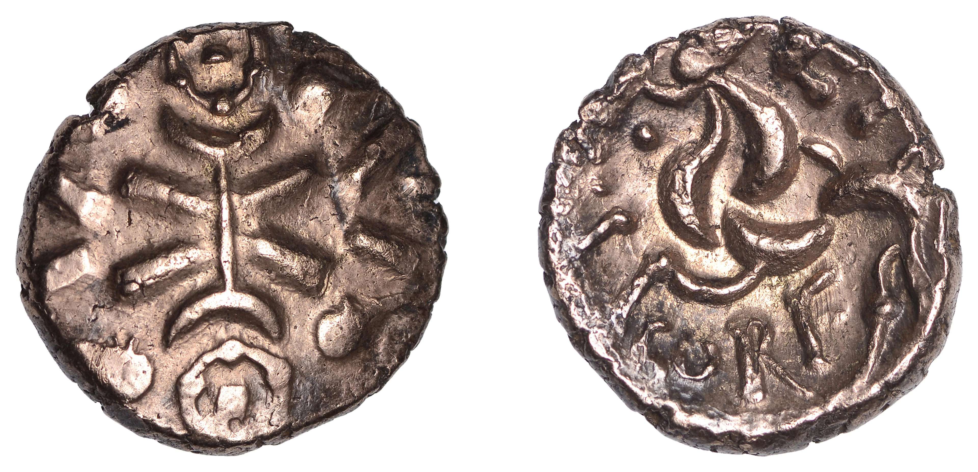 British Iron Age, CORIELTAUVI, Vepo (c. AD 15-40): gold Stater, Ring