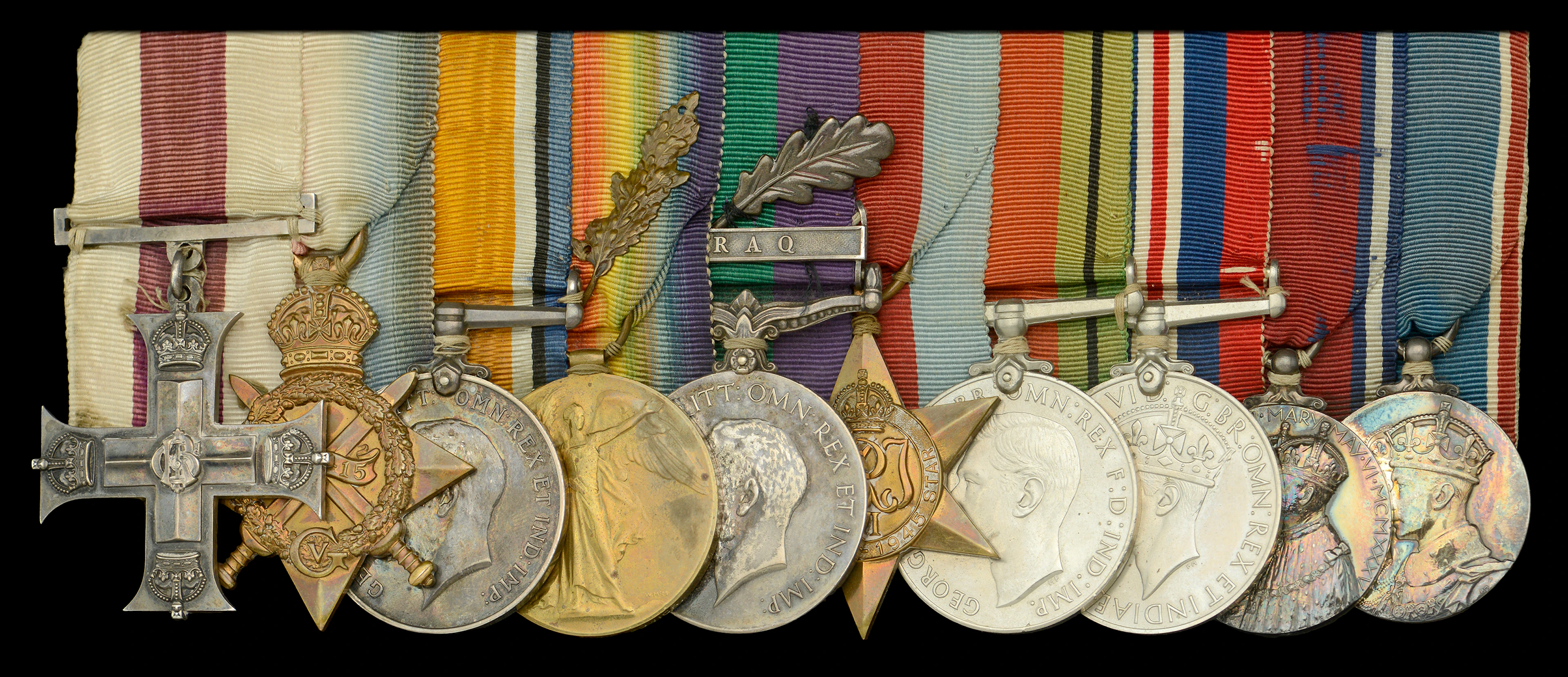 An interesting Great War ‘Western Front’ M.C. group of ten awarded