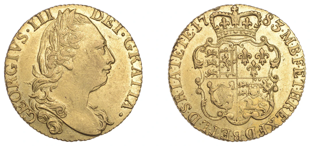 George III (1760-1820), Pre-1816 issues, Guinea, 1783, fourth bust