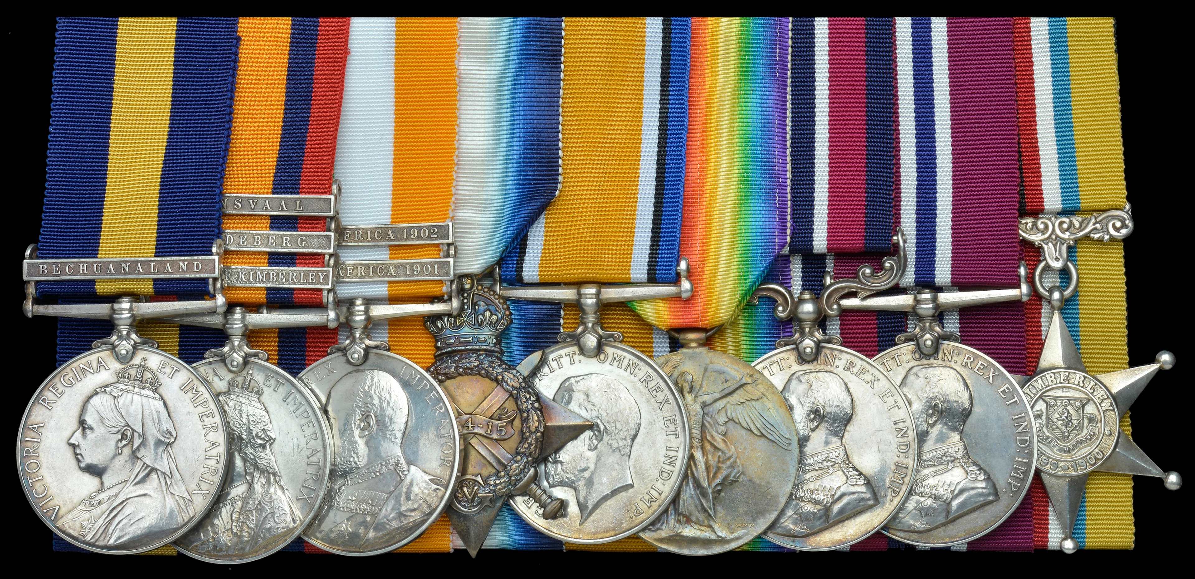 A rare and impressive Union of South Africa M.S.M. group of nine awarded