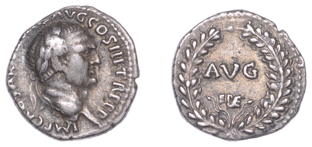 Vespasian (69-79), Denarius, 71, laureate head right, imp caesar [vespas]