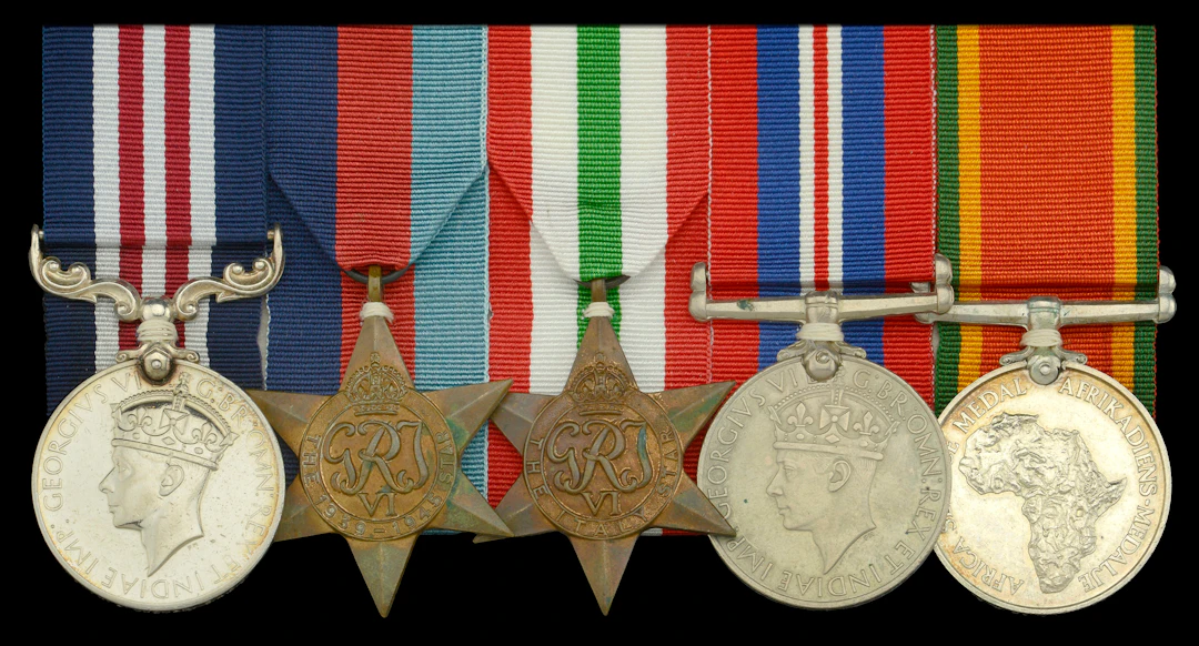 A Second War ‘Italy campaign’ immediate M.M. group of five Sapper