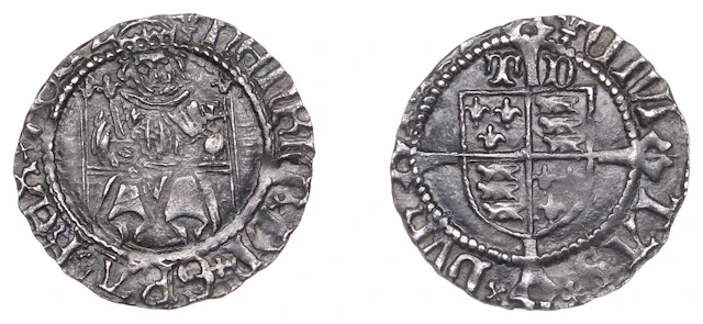 Henry VIII (1509-1547), First coinage, Penny, Durham, Bp Thomas Ruthall