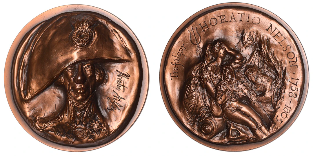 ENGLAND/FRANCE, Horatio Nelson, 1981 [struck 1982], a bronze medal
