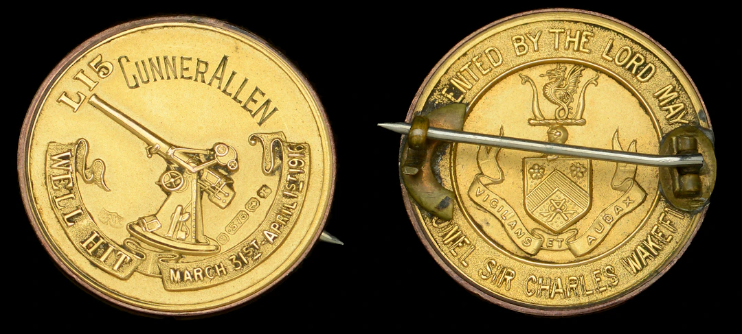 The Lord Mayor of The City of London, Sir Charles Wakefield’s Gold