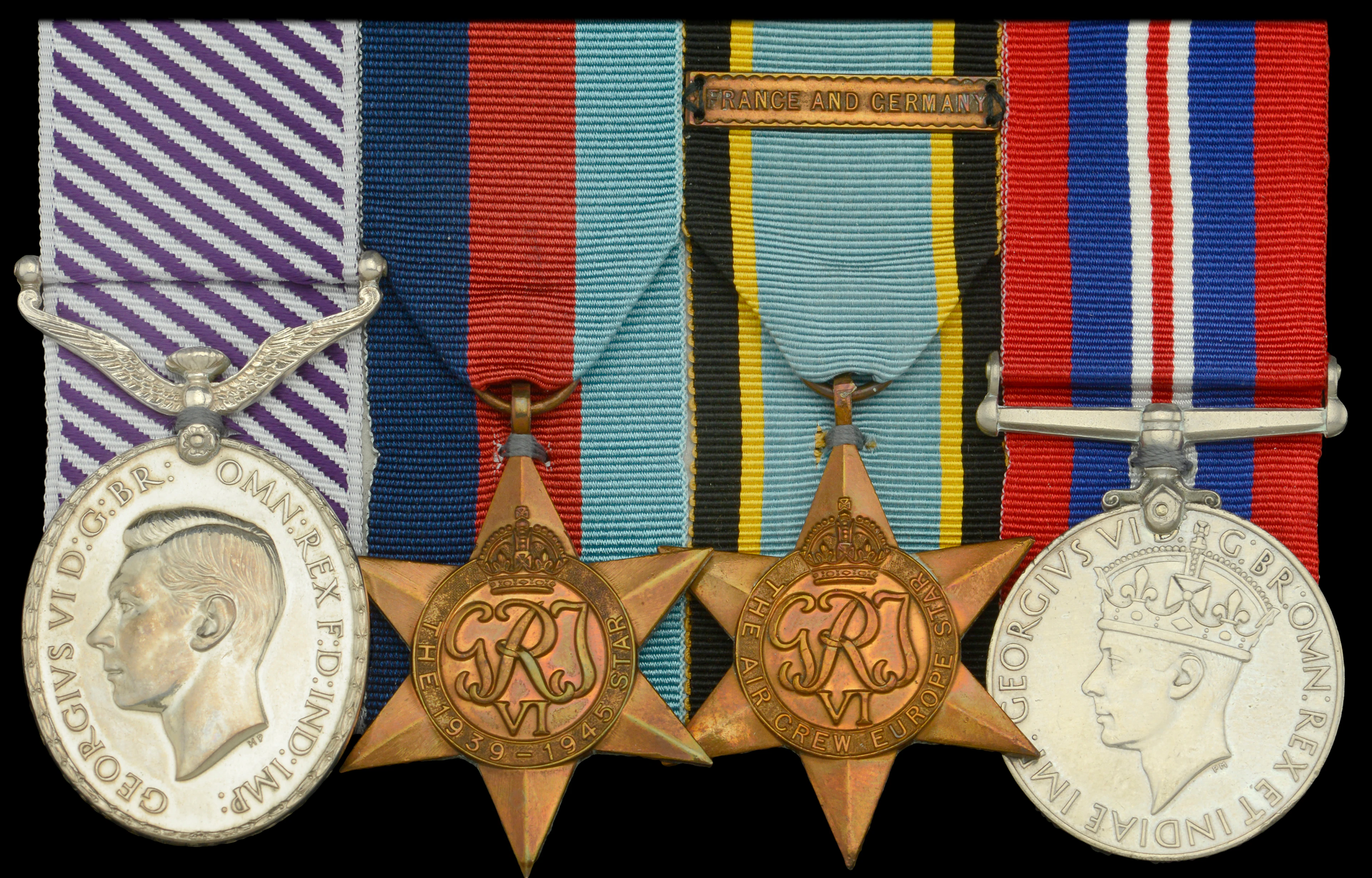 A Second War Pathfinder’s D.F.M. group of four awarded to Lancaster