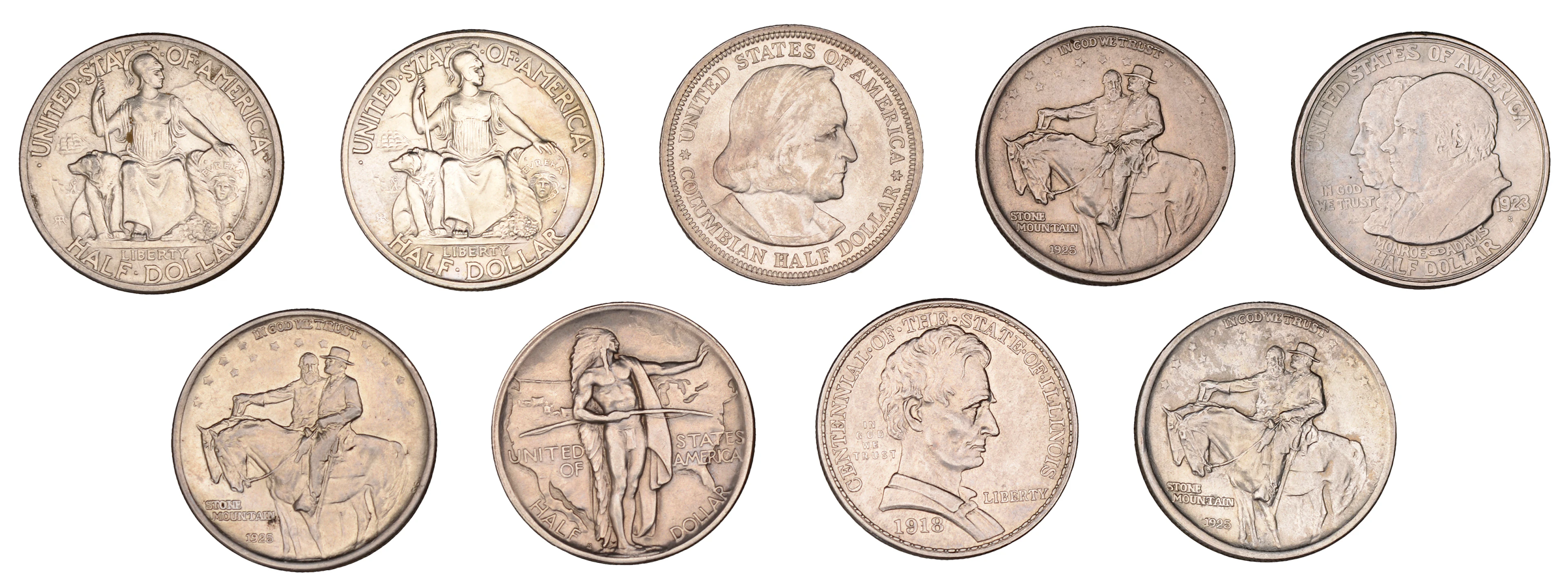United States of America, Commemorative Half-Dollars (9), 1892 Columbian
