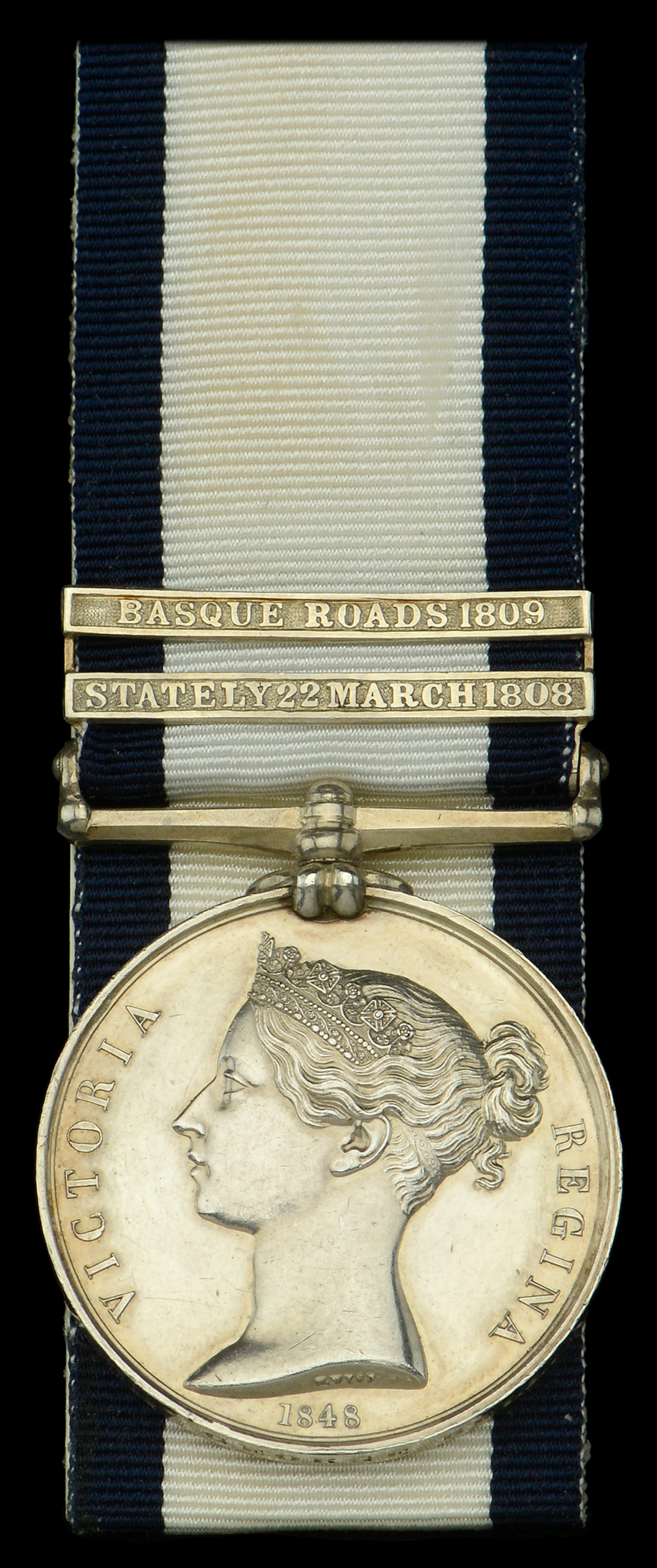 The Naval General Service medal awarded to George Bell, an Ordinary