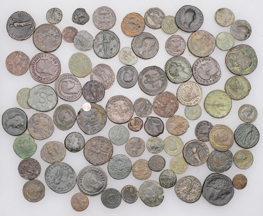 Miscellaneous Ancient coins in base metal (78), various issuers and