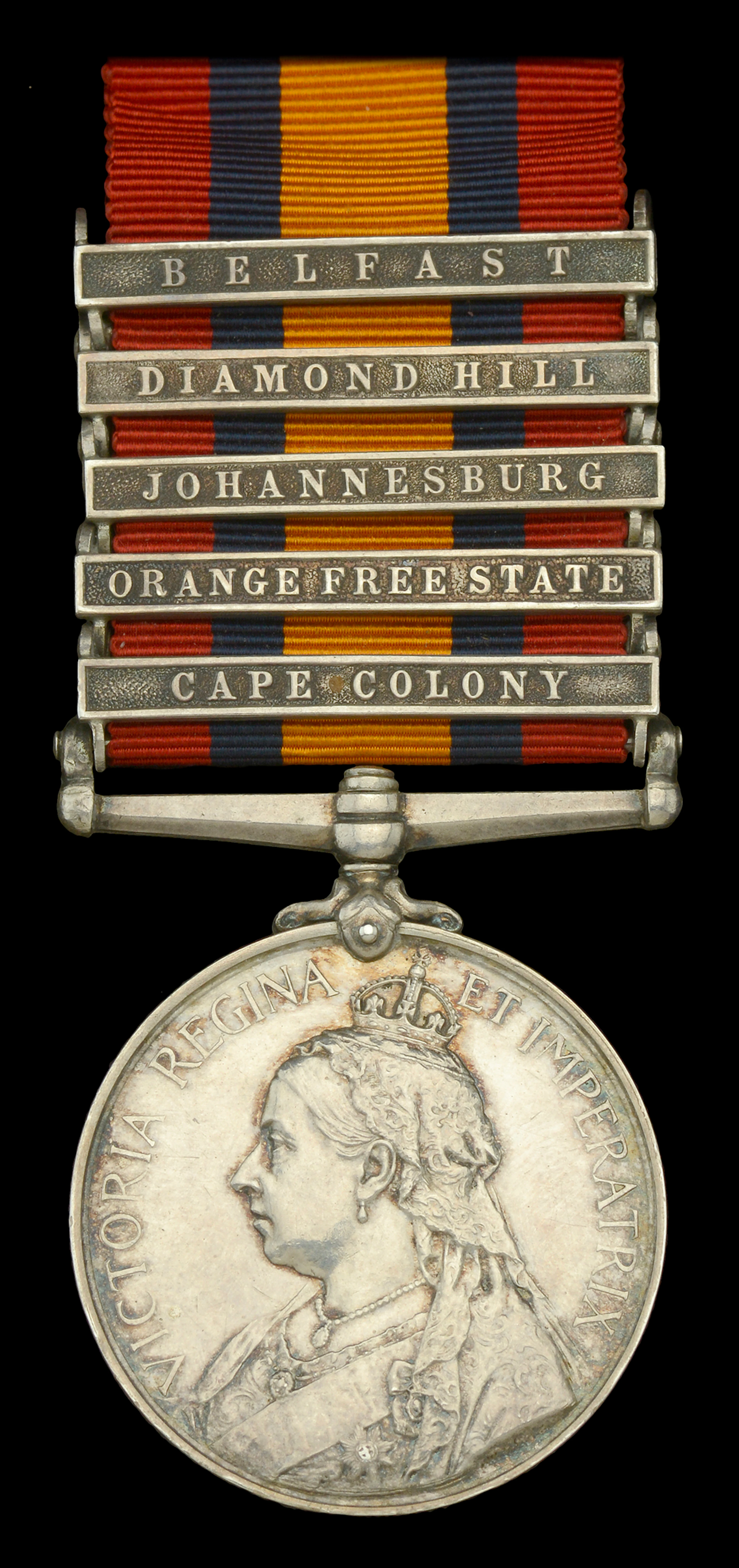 Queen’s South Africa 1899-1902, 5 clasps, Cape Colony, Orange Free