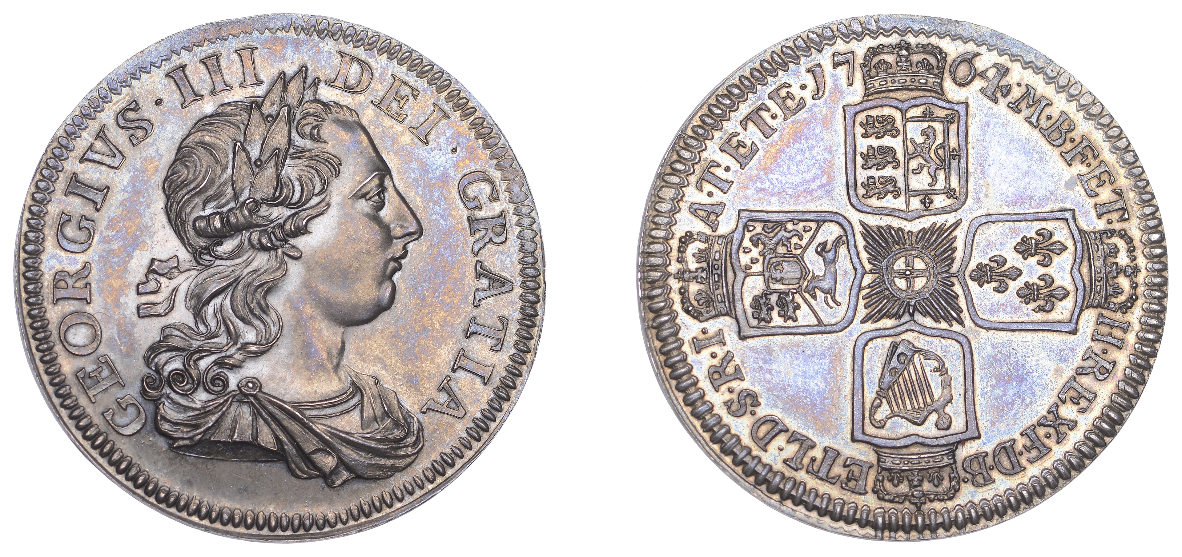 George III (1760-1820), Pre-1816 issues, Pattern Shilling, 1764, in