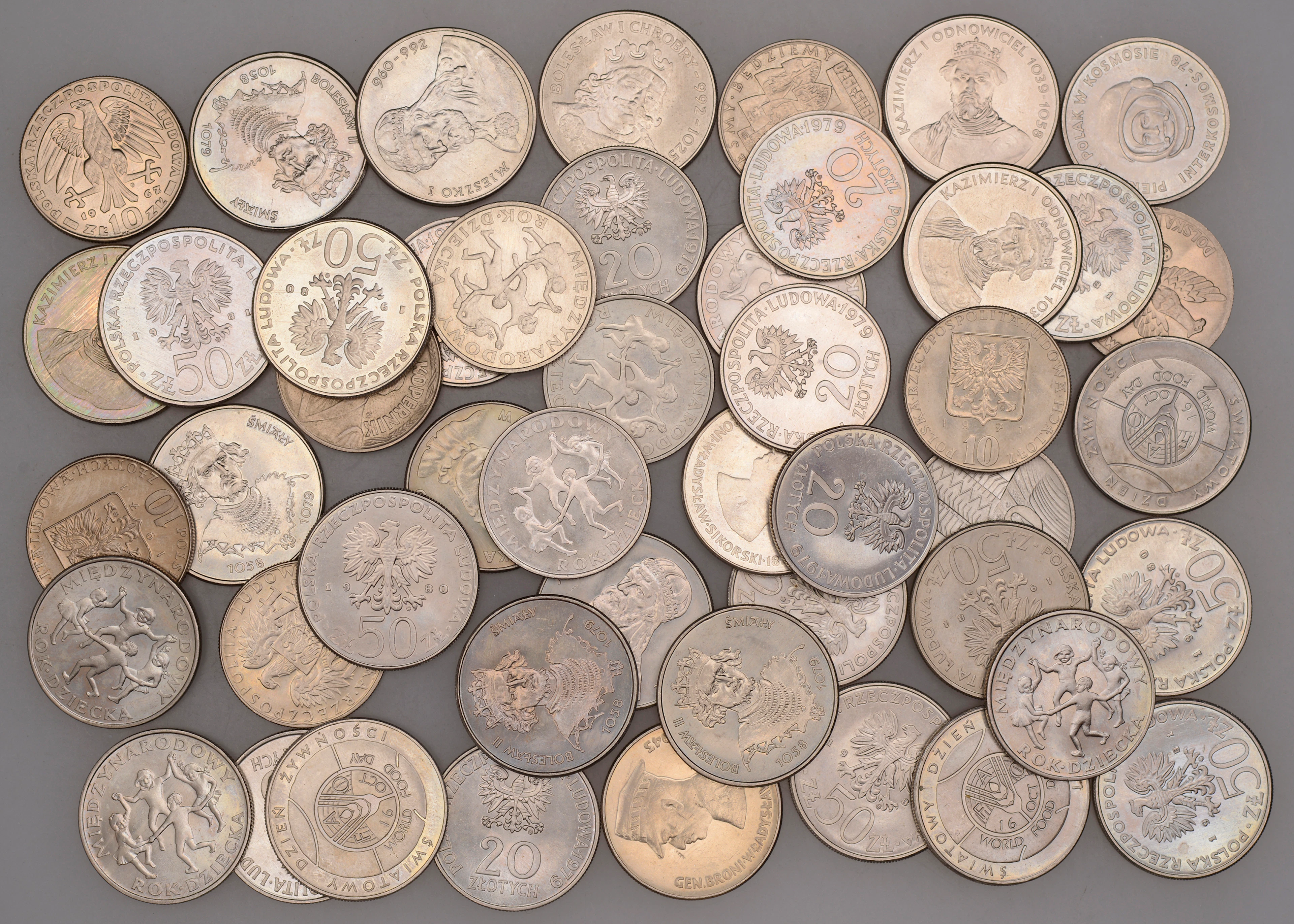 Miscellaneous, Miscellaneous Polish coins in base metals (48), various