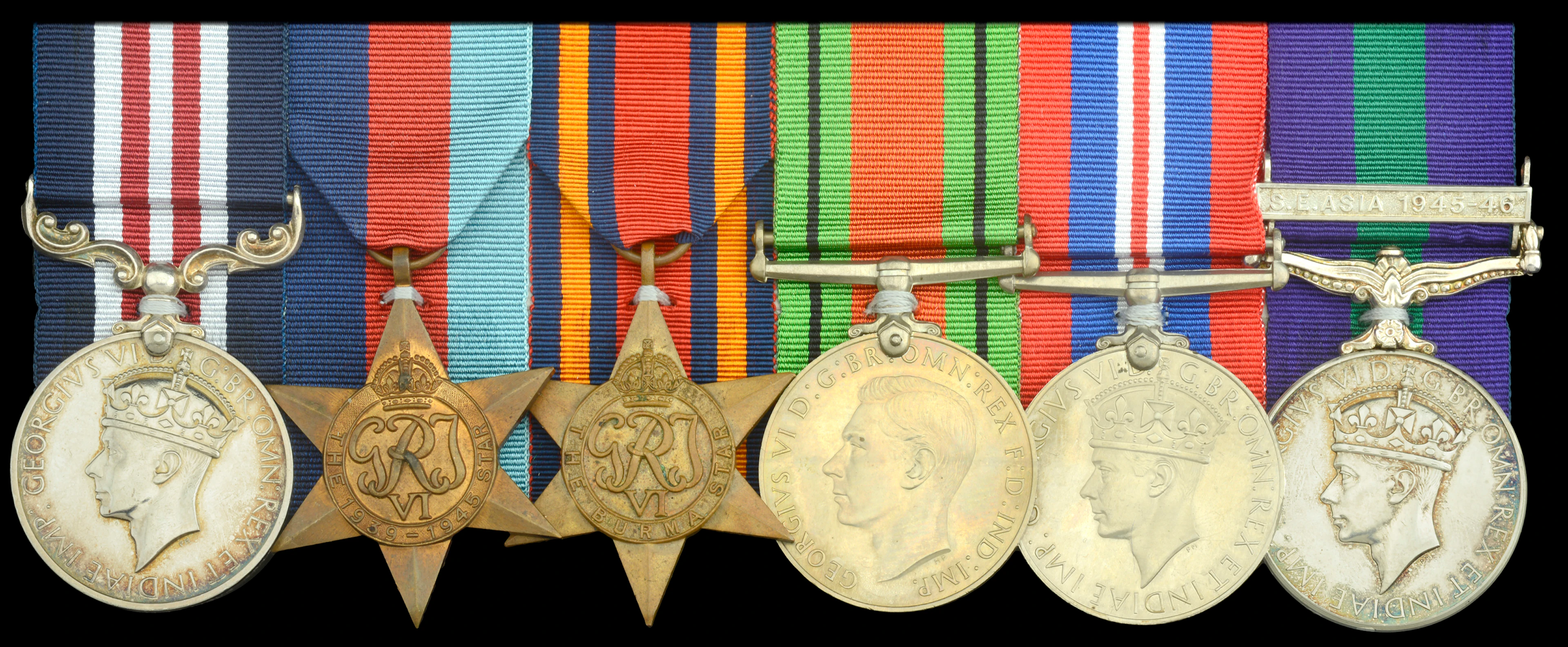 A Second War ‘Burma operations’ ‘immediate’ M.M. group of six awarded