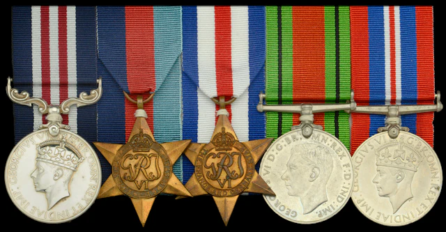 A Second War ‘Crossing of the Elbe’ immediate M.M. group of five awarded