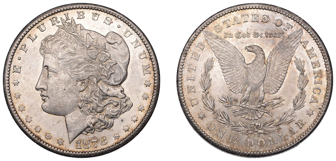 United States of America, Dollar, 1878cc, Carson City (KM 110). Lightly