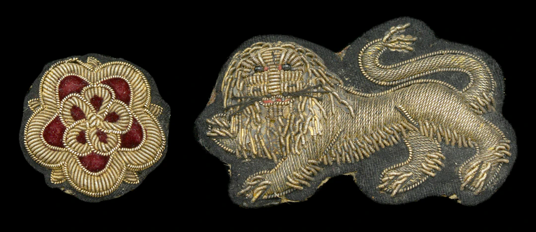 King's Own Regiment, Officer’s Forage Cap Badge. A very good Victorian