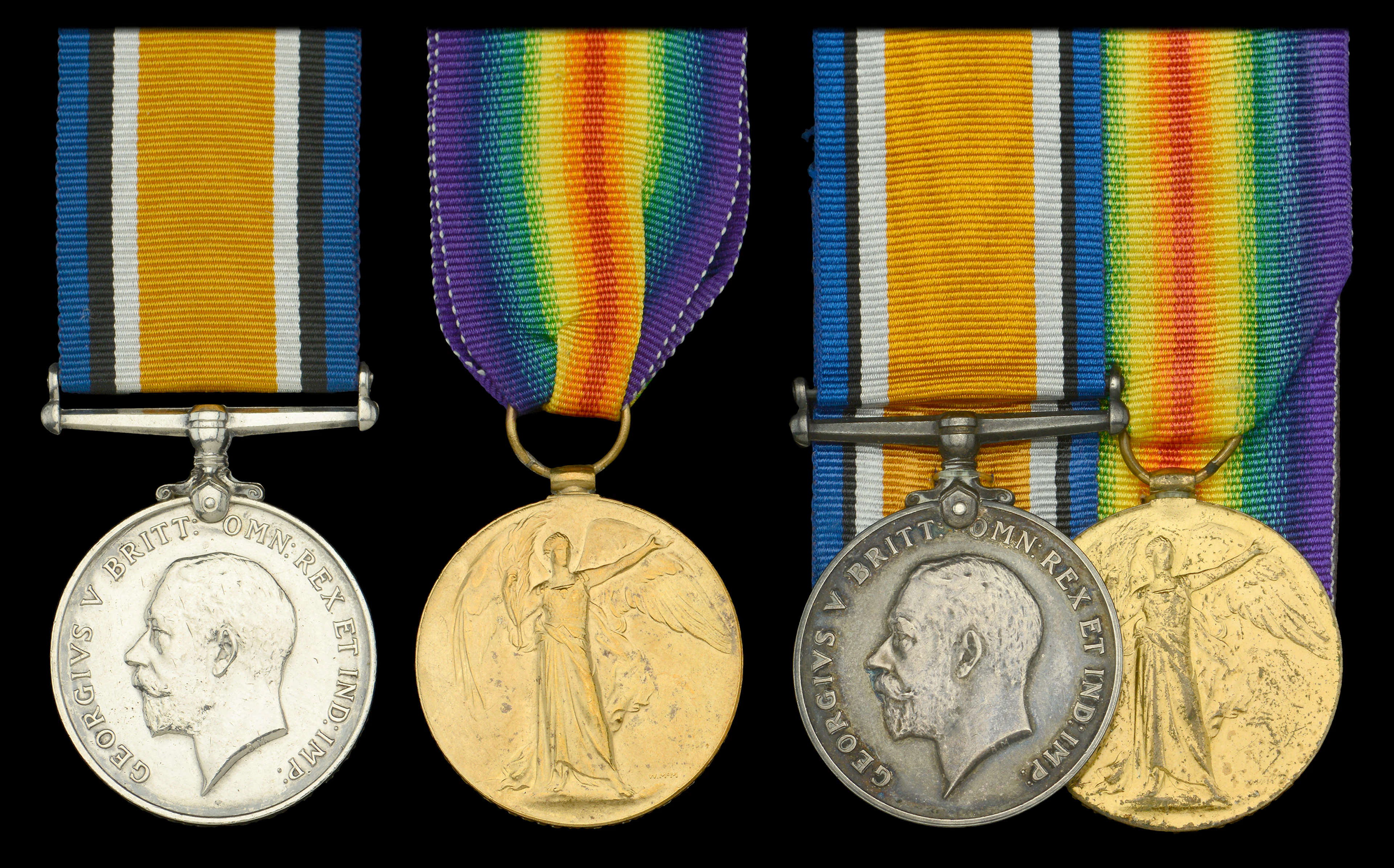 Pair: Able Seaman A. Bell, Royal Naval Volunteer Reserve British War