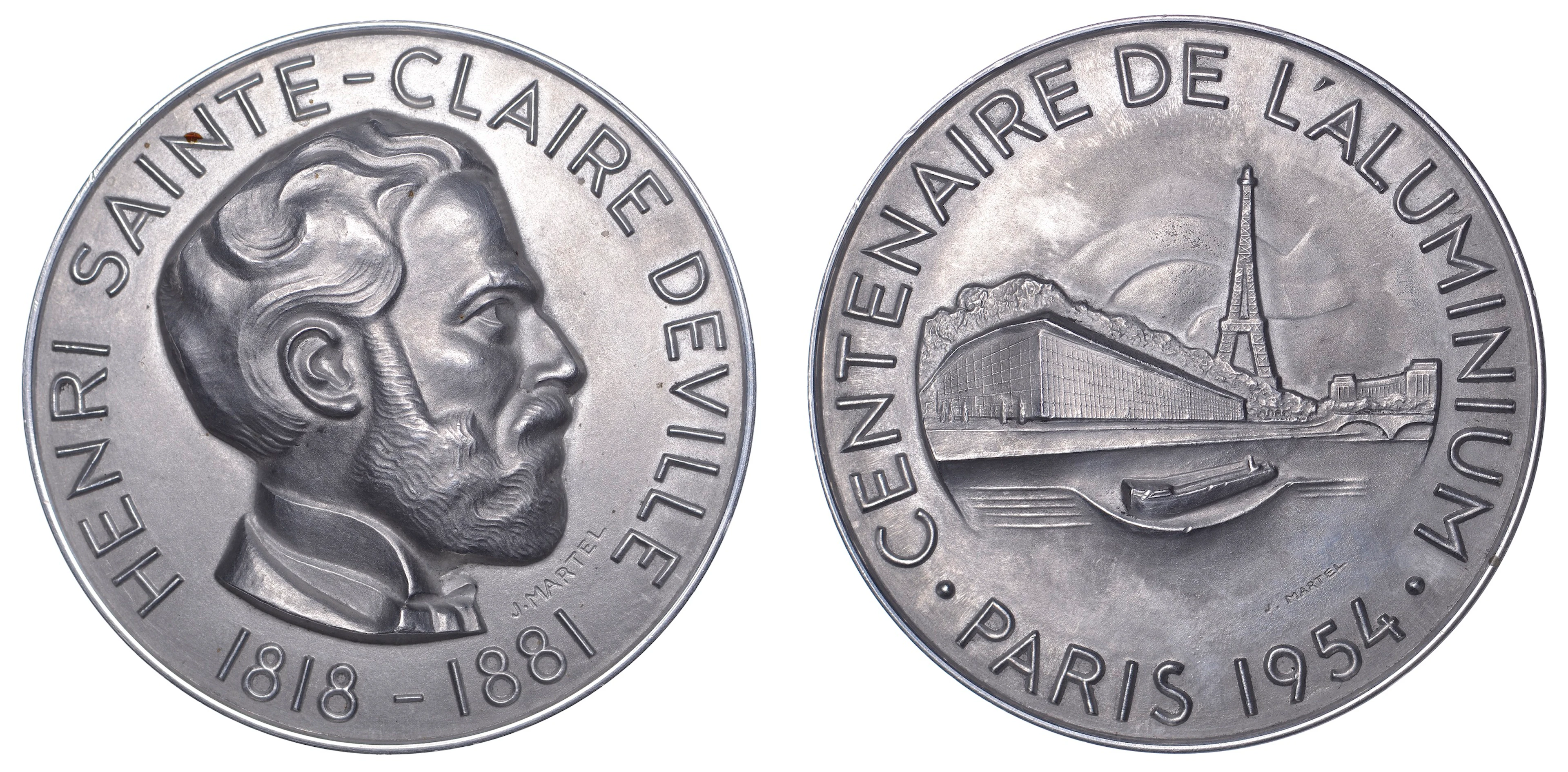 FRANCE, Centenaire de l’Industrie de l’Aluminium, Paris, 1954, an