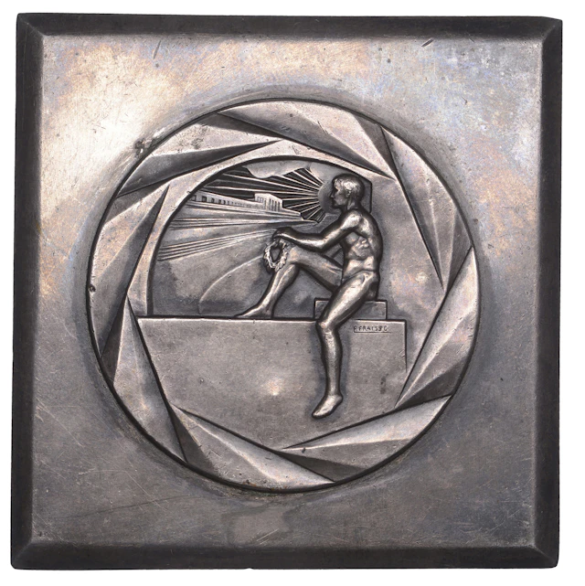 FRANCE, Athlète au Stade [Athlete at the Stadium], 1930, an Art Déco
