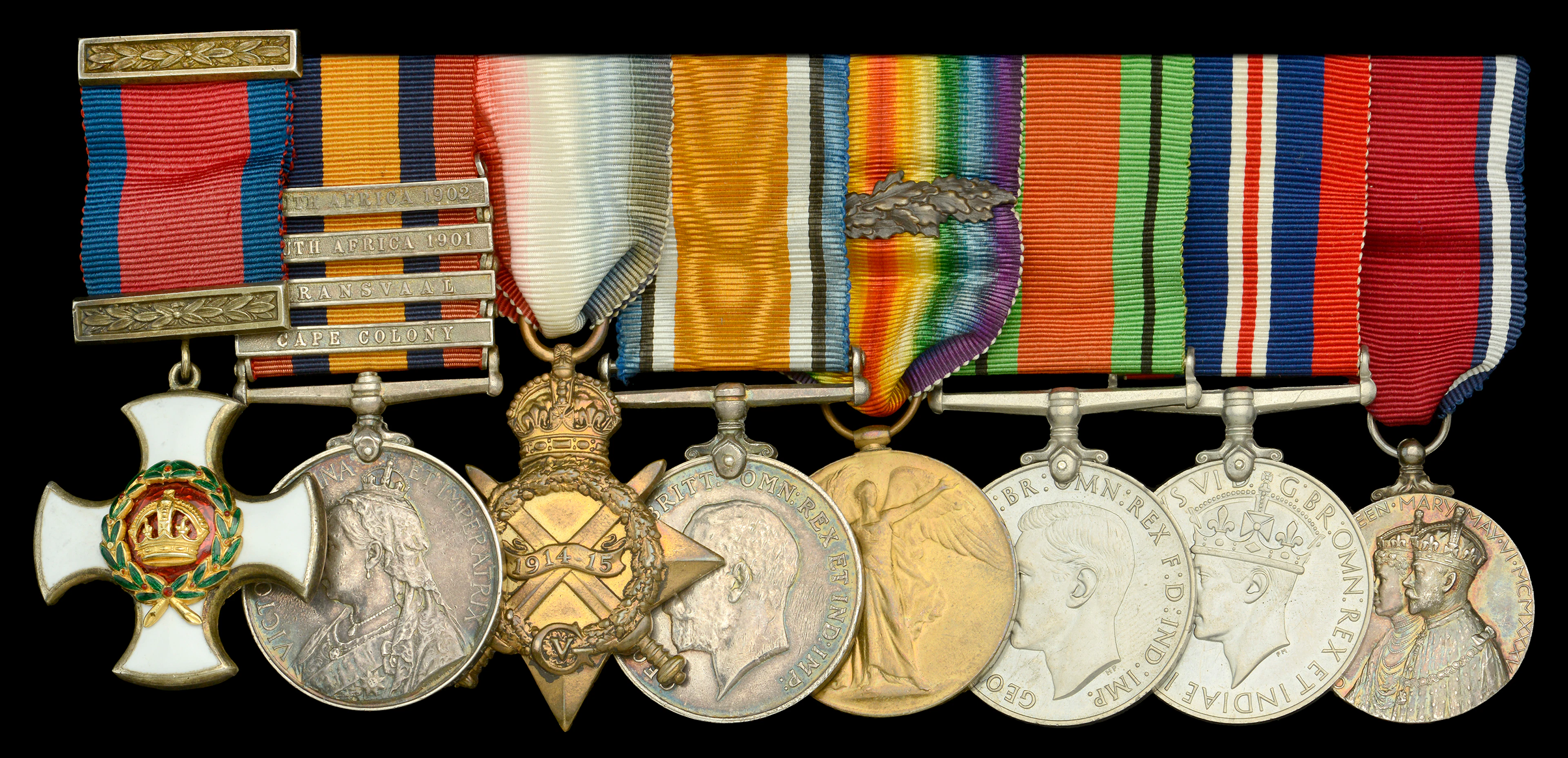 A Great War D.S.O. group of eight awarded to Lieutenant-Colonel G.