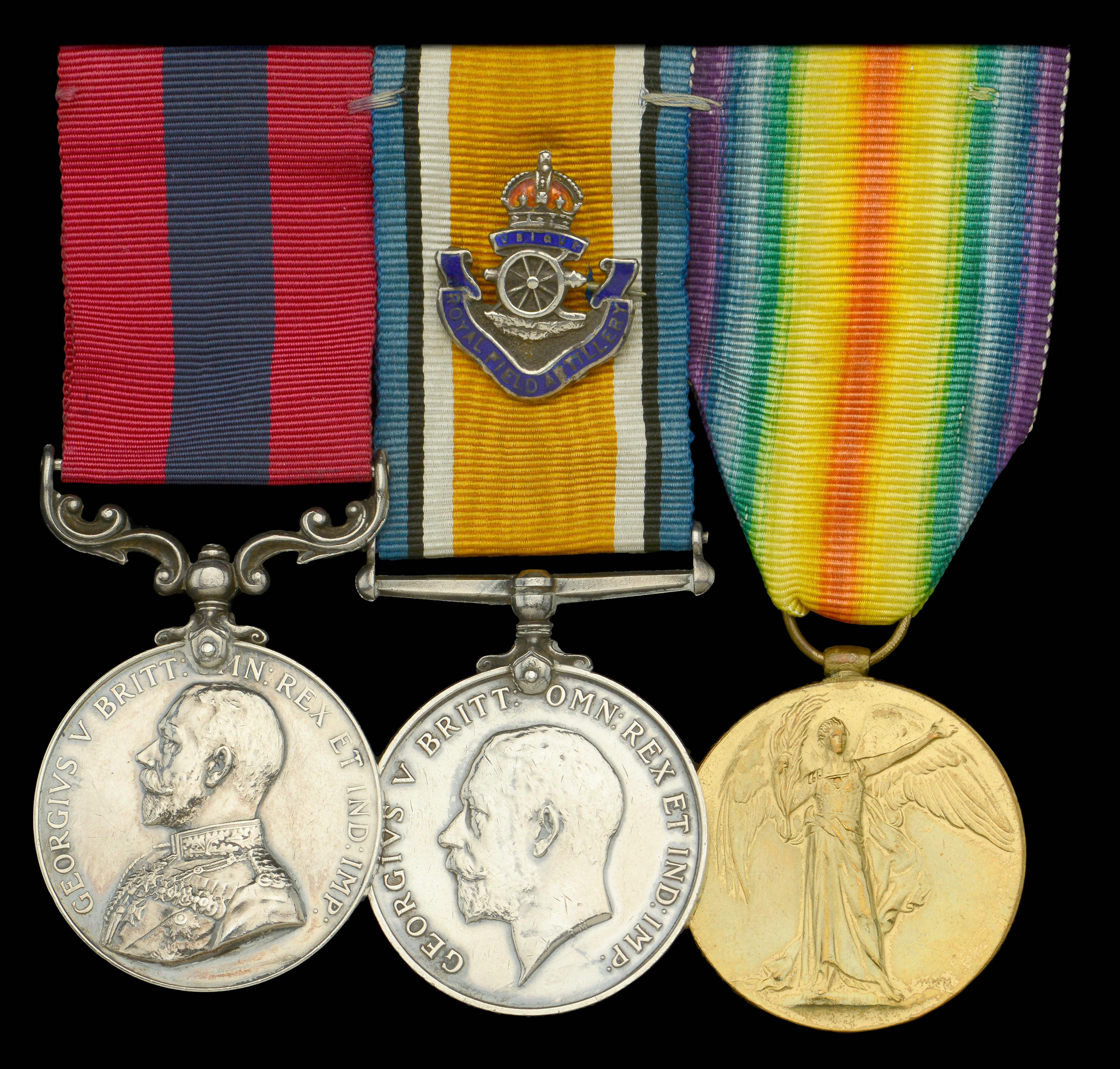 A Great War ‘Western Front’ D.C.M. group of three awarded to Temporary