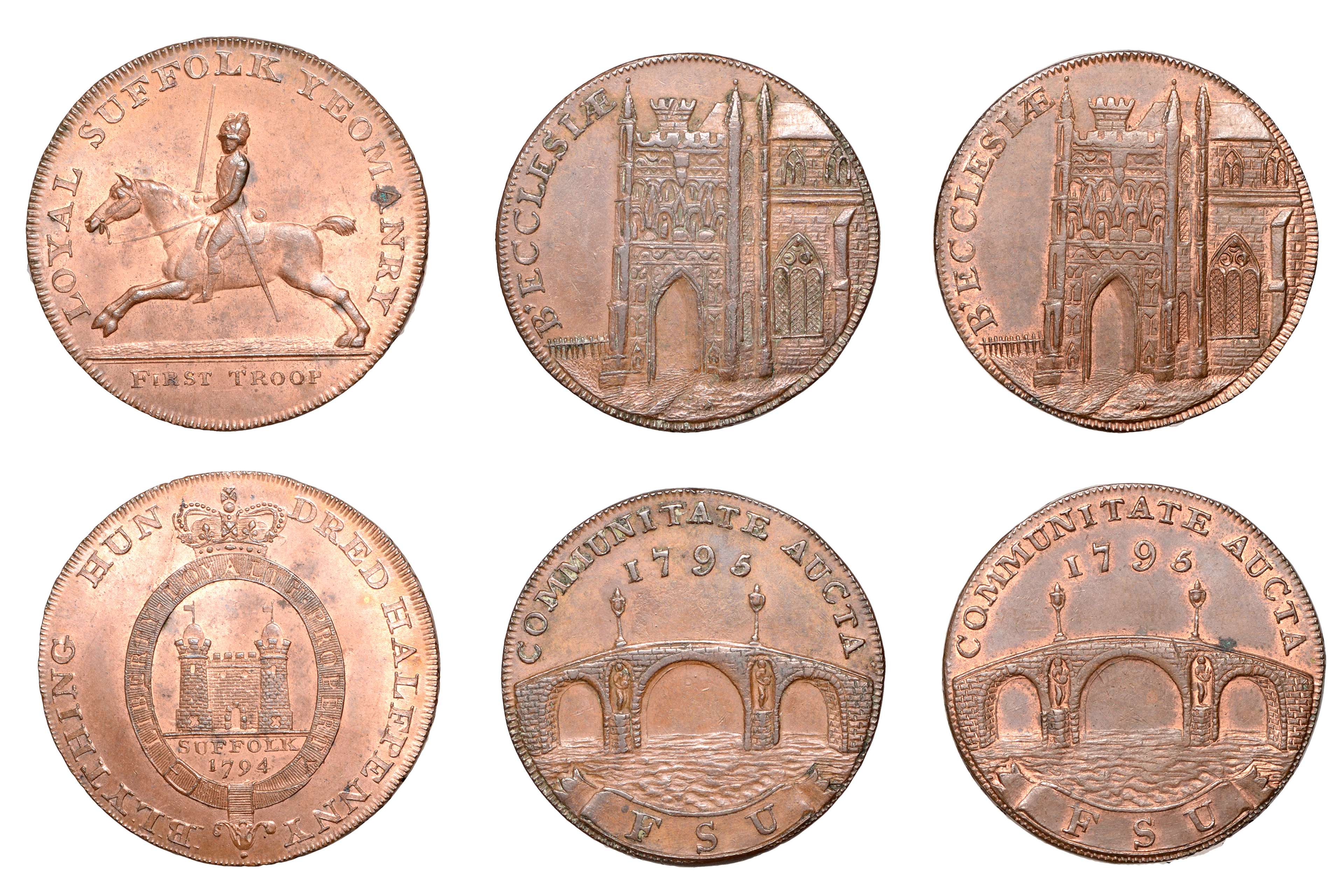 18th Century Tokens, SUFFOLK, Beccles, issuer uncertain, Lutwyche’s