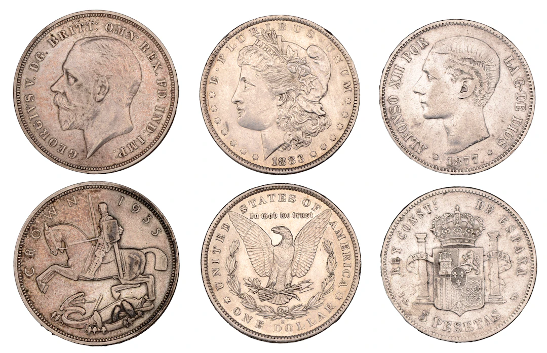 Miscellaneous, SPAIN, Alfonso XII, 5 Pesetas, 1877, Madrid (Cal. 28;