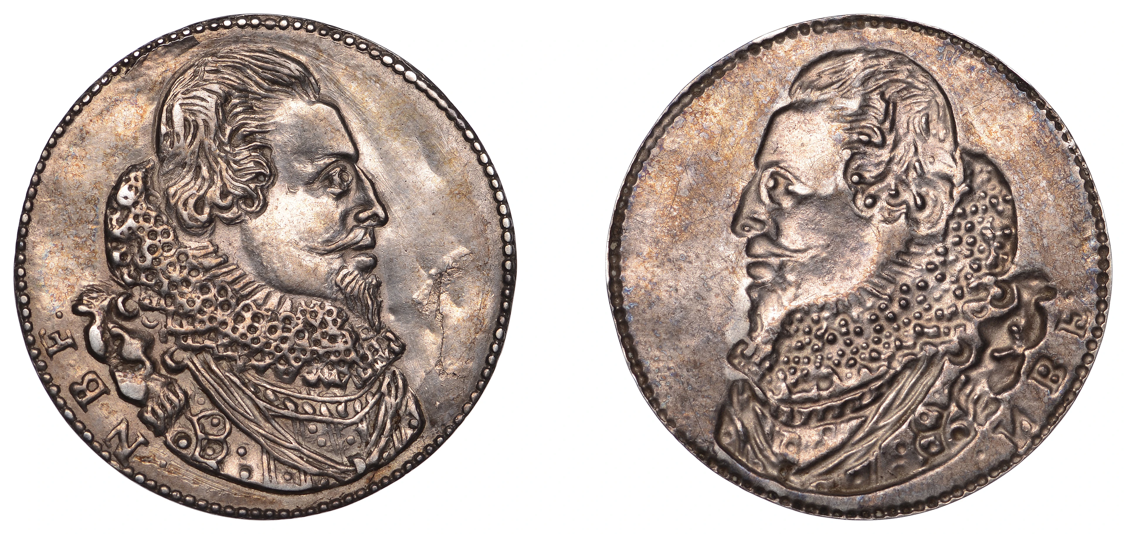 Charles I, English Coronation, 1626, an embossed uniface silver cliché