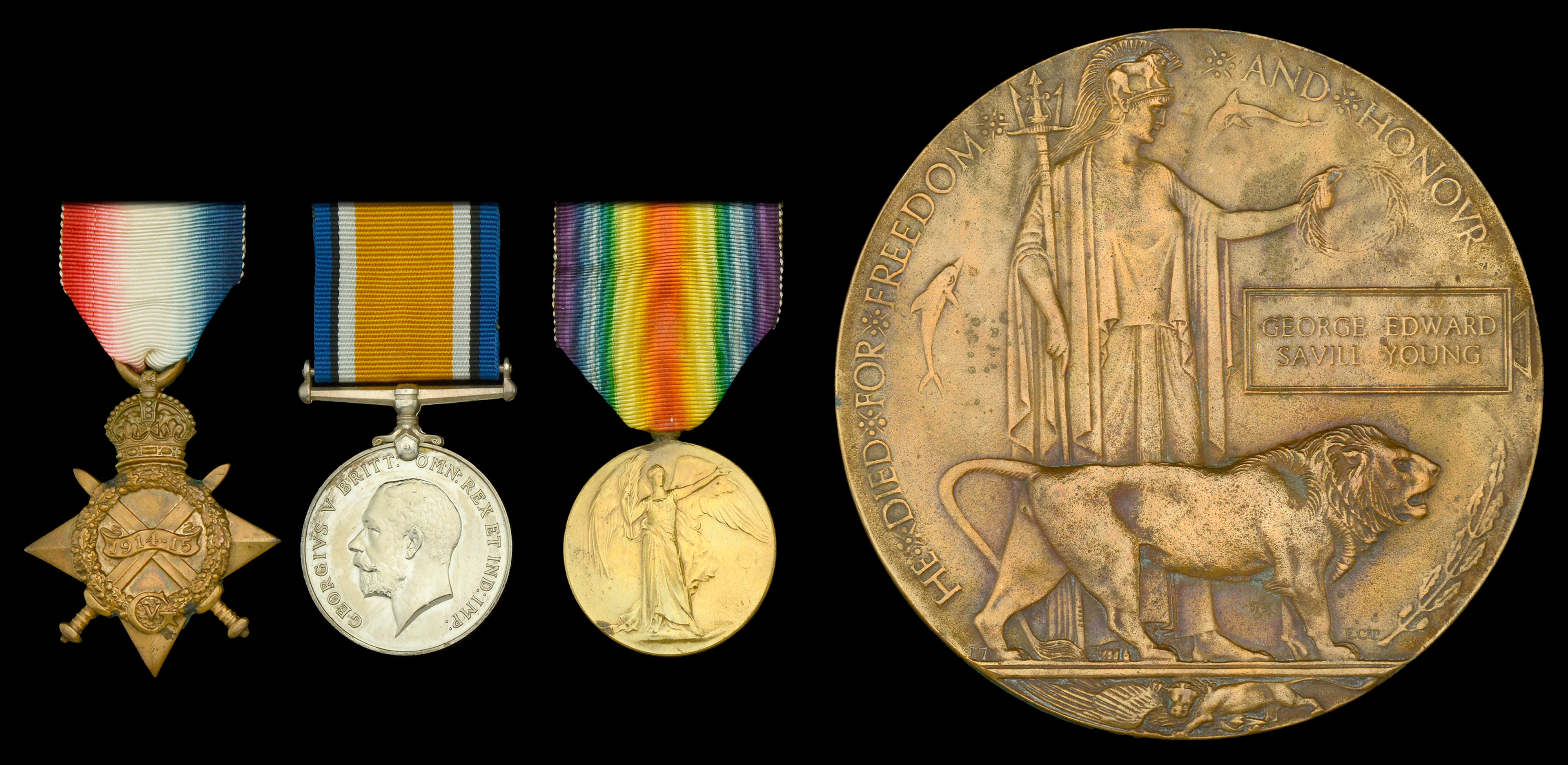 Three: Major G. E. S. Young, Irish Guards, who, having been wounded