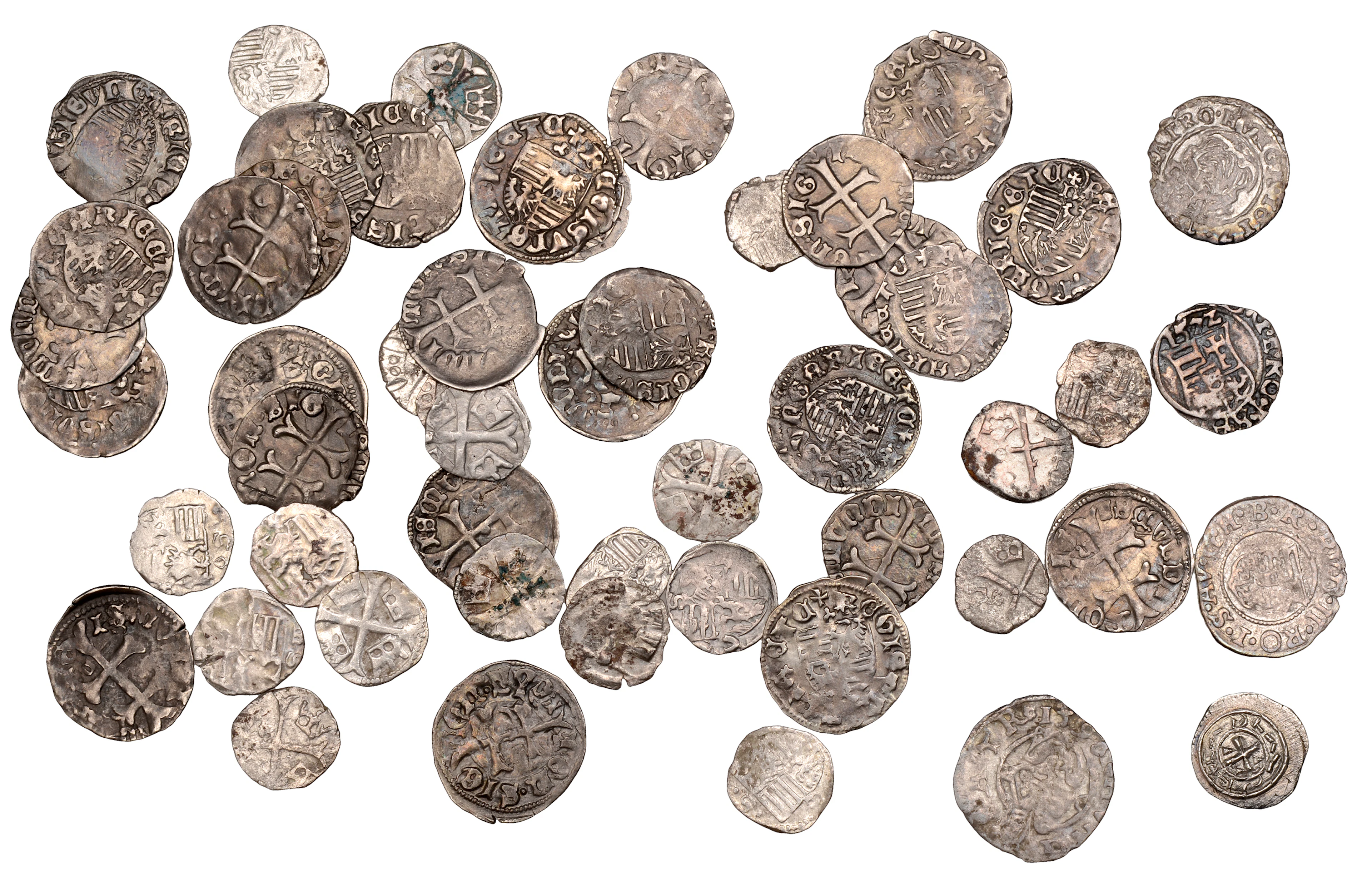 Hungary, Coloman (1095-1116), Denar, 0.53g/4h (Huszár 40); together