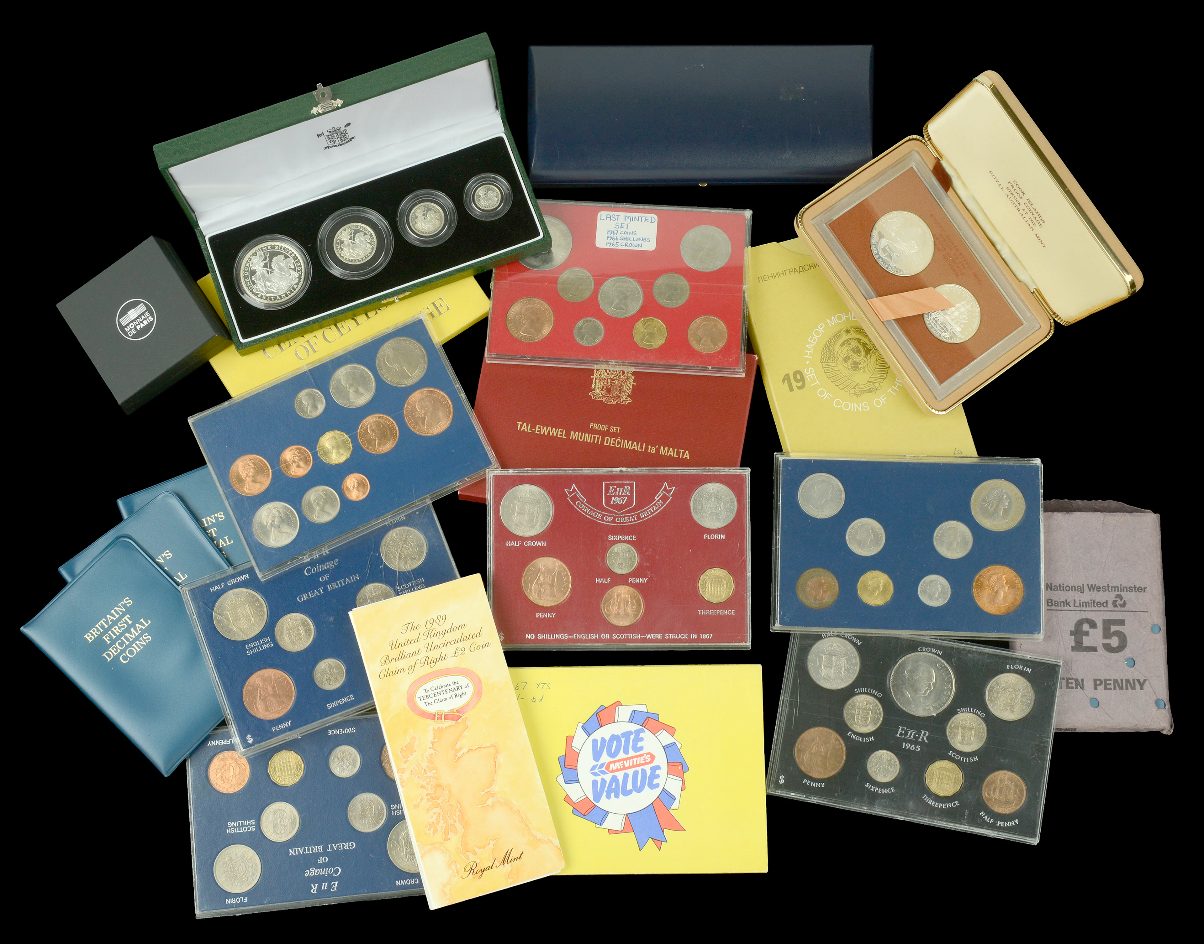 Elizabeth II, Britannia Silver Proof Set, 1997, Jersey, silver Proof