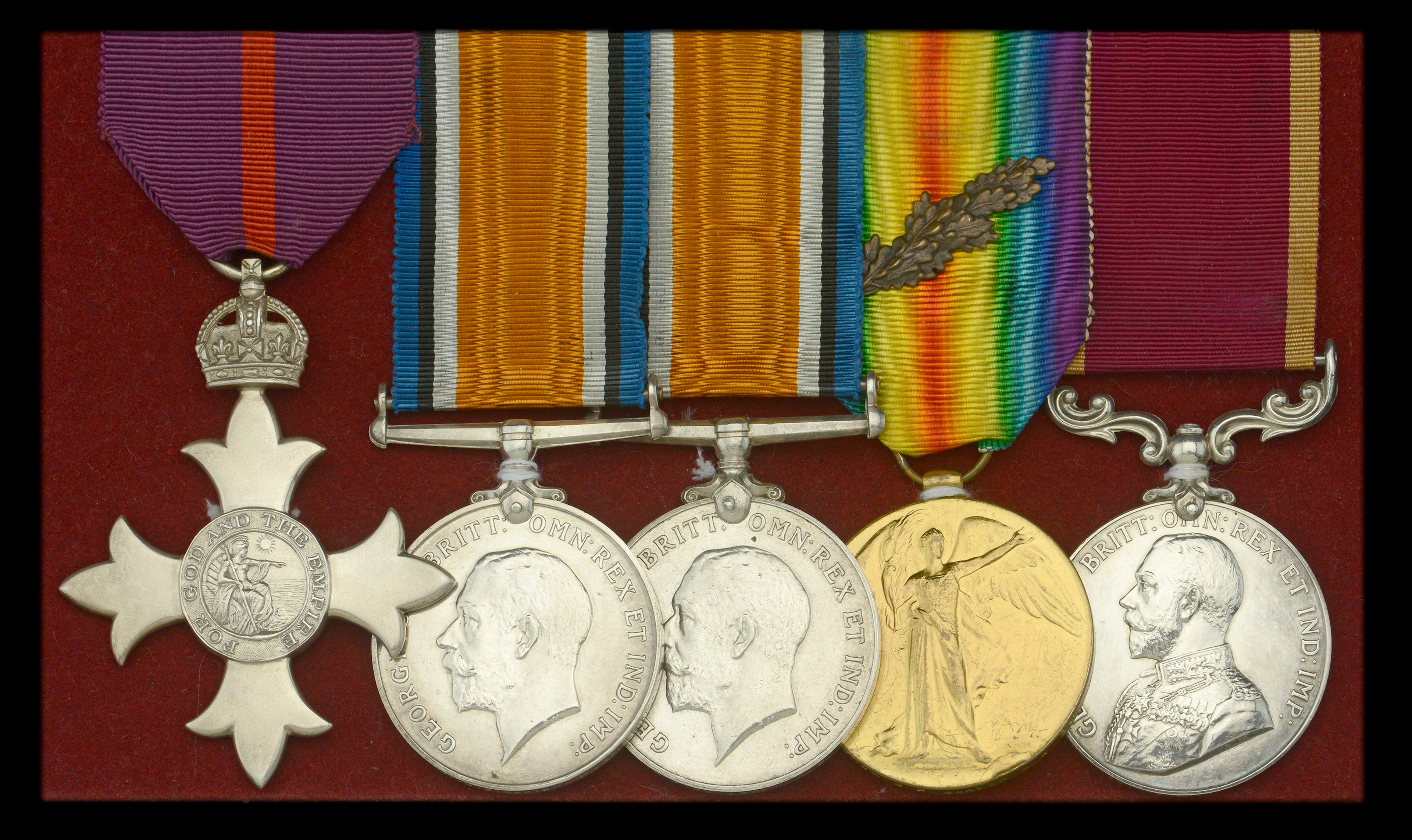An inter-War M.B.E. group of five awarded to Captain and Deputy Commissary