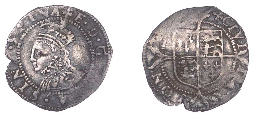 Elizabeth I (1558-1603), Second issue, Penny, mm. cross-crosslet