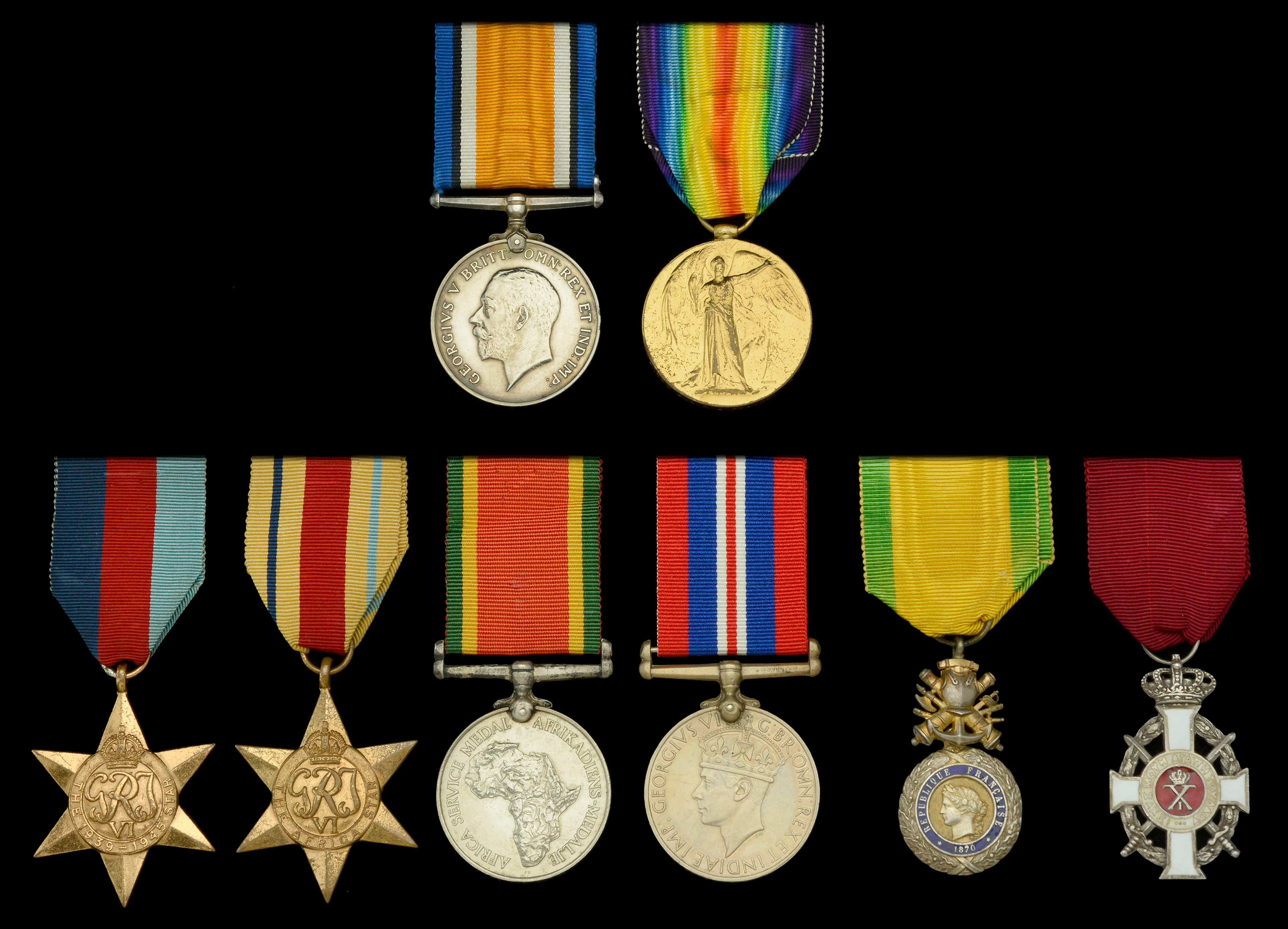 Pair: Pioneer C. A. Francke, Royal Engineers, later Second Lieutenant