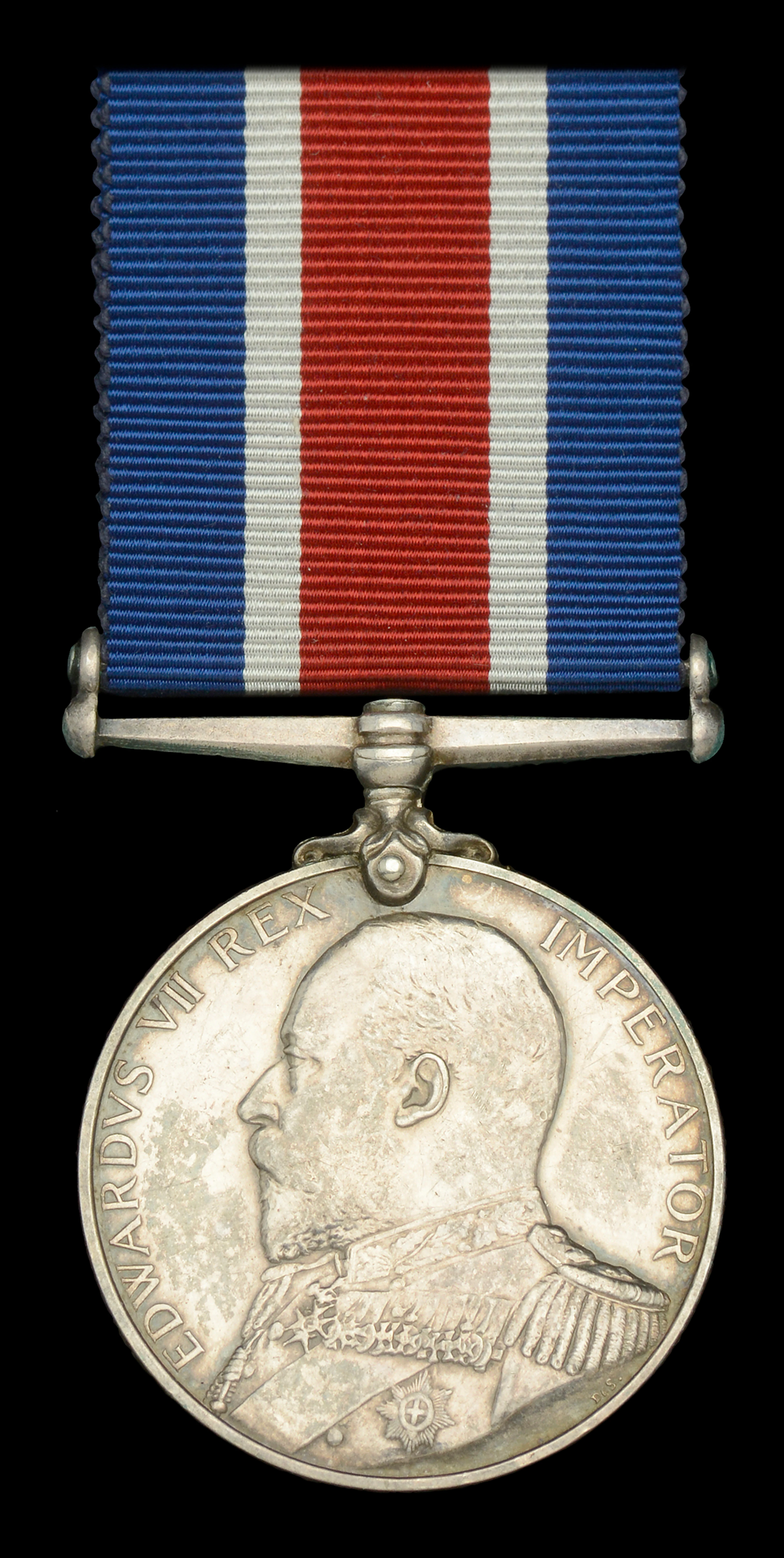 Naval Good Shooting Medal, E.VII.R. (136847 W. E. Jobson, A.B., H.M.S.