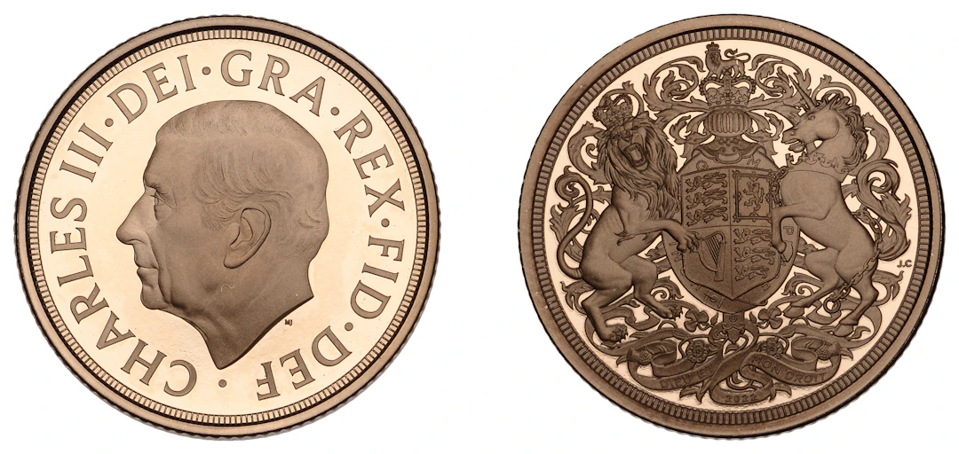Charles III (2022-Present), Proof Sovereign, 2022, Memorial Issue.