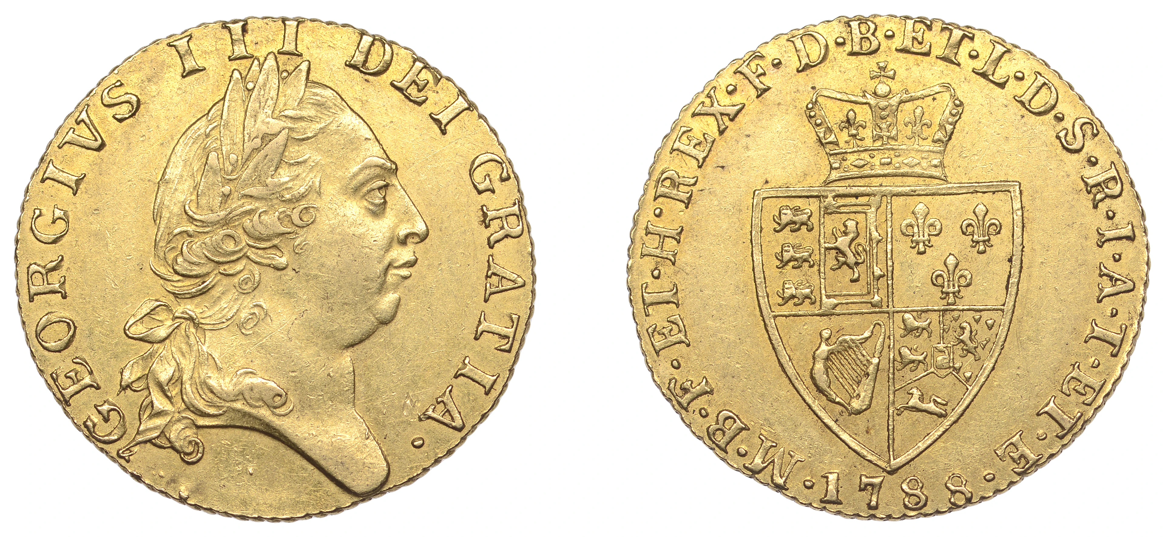 George III (1760-1820), Pre-1816 issues, Guinea, 1787, fifth bust