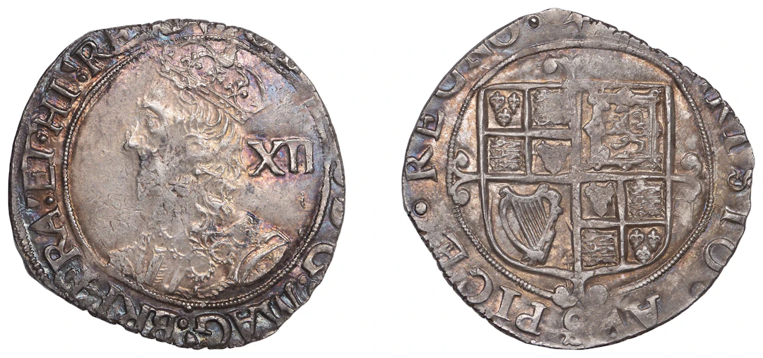 Charles I (1625-1649), Tower mint, Shilling, Gp F, mm. star [1640-1]