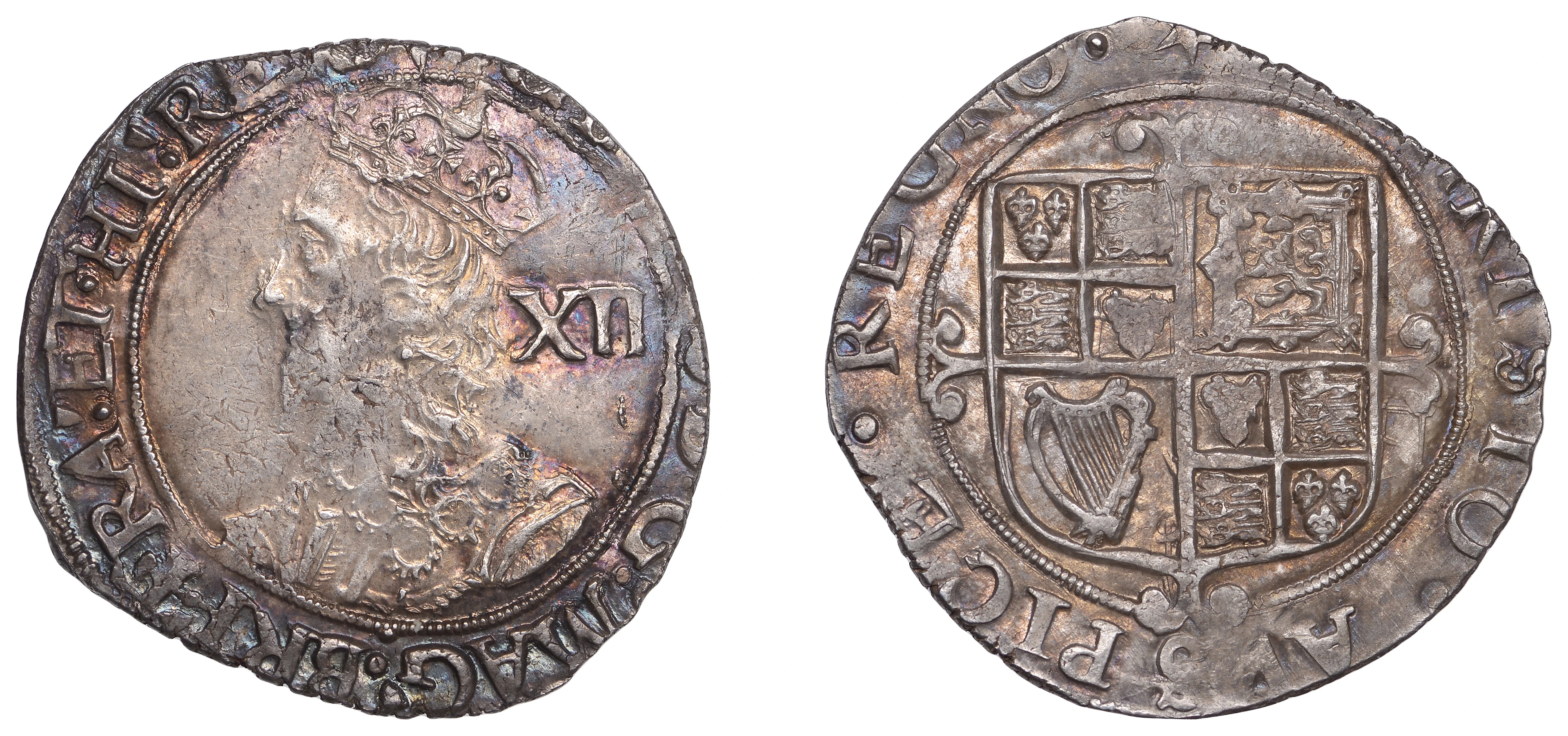 Charles I (1625-1649), Tower mint, Shilling, Gp F, mm. star [1640-1]