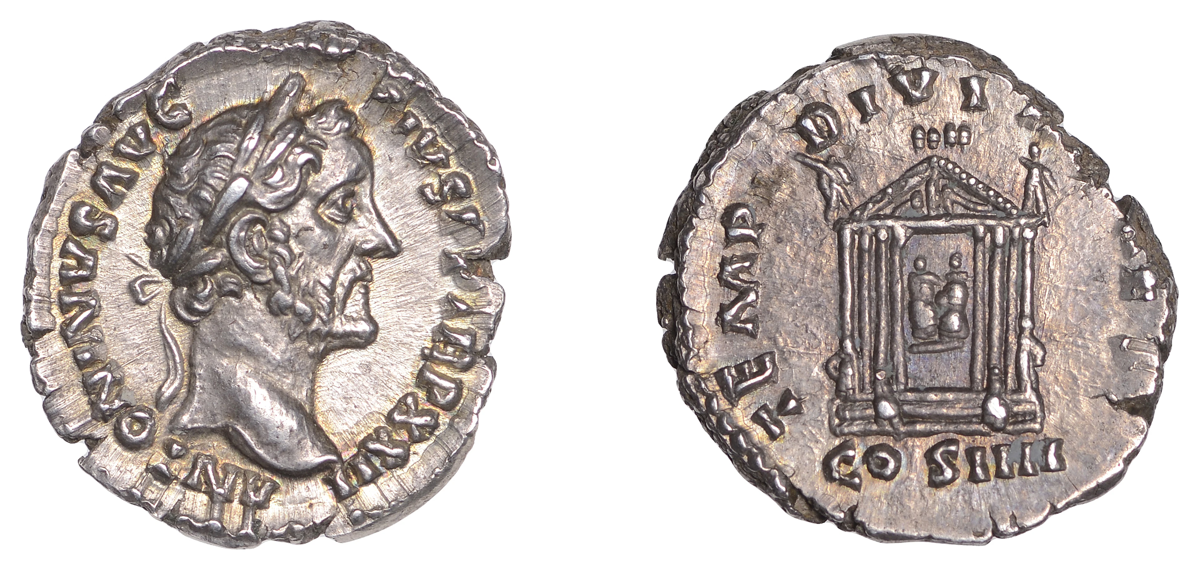 Antoninus Pius (138-161), Denarius, 158-9, laureate head right, antoninvs